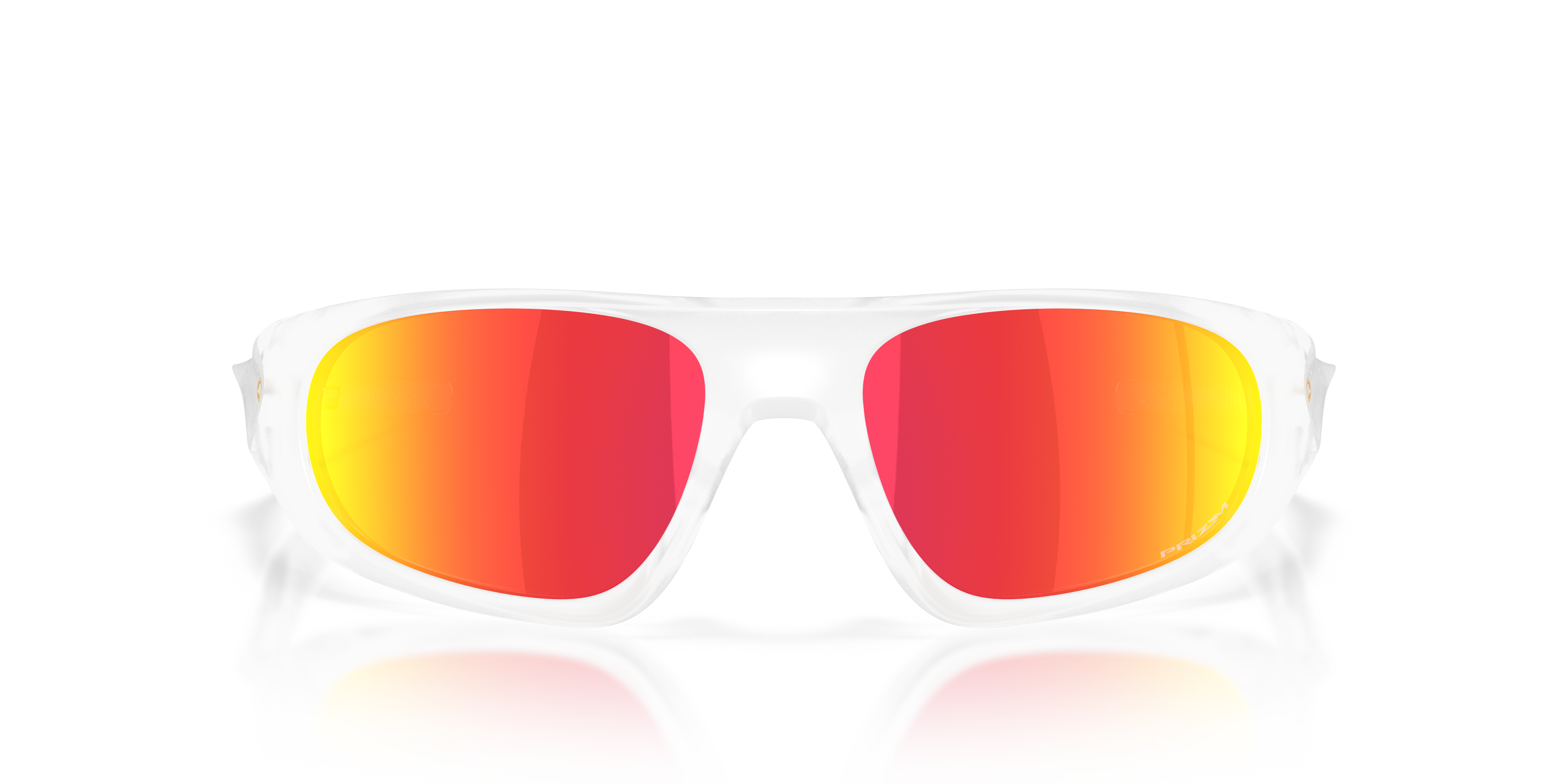 Oakley OO9528 Neoforma Unisex Oval Prizm Sunglasses - Matte Clear Frame