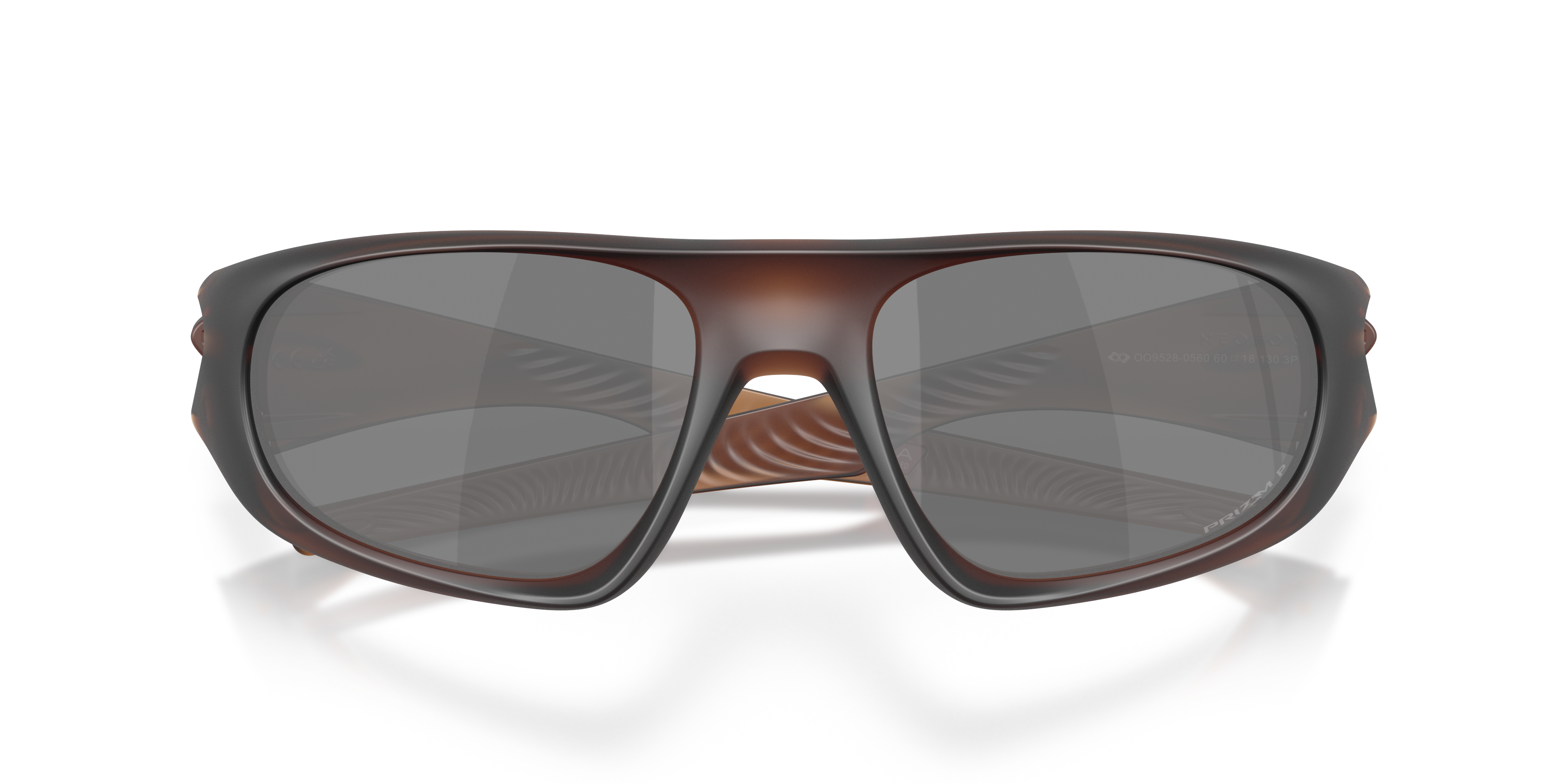 Oakley OO9528 Neoforma Unisex Oval Prizm Sunglasses - Matte Clear Frame