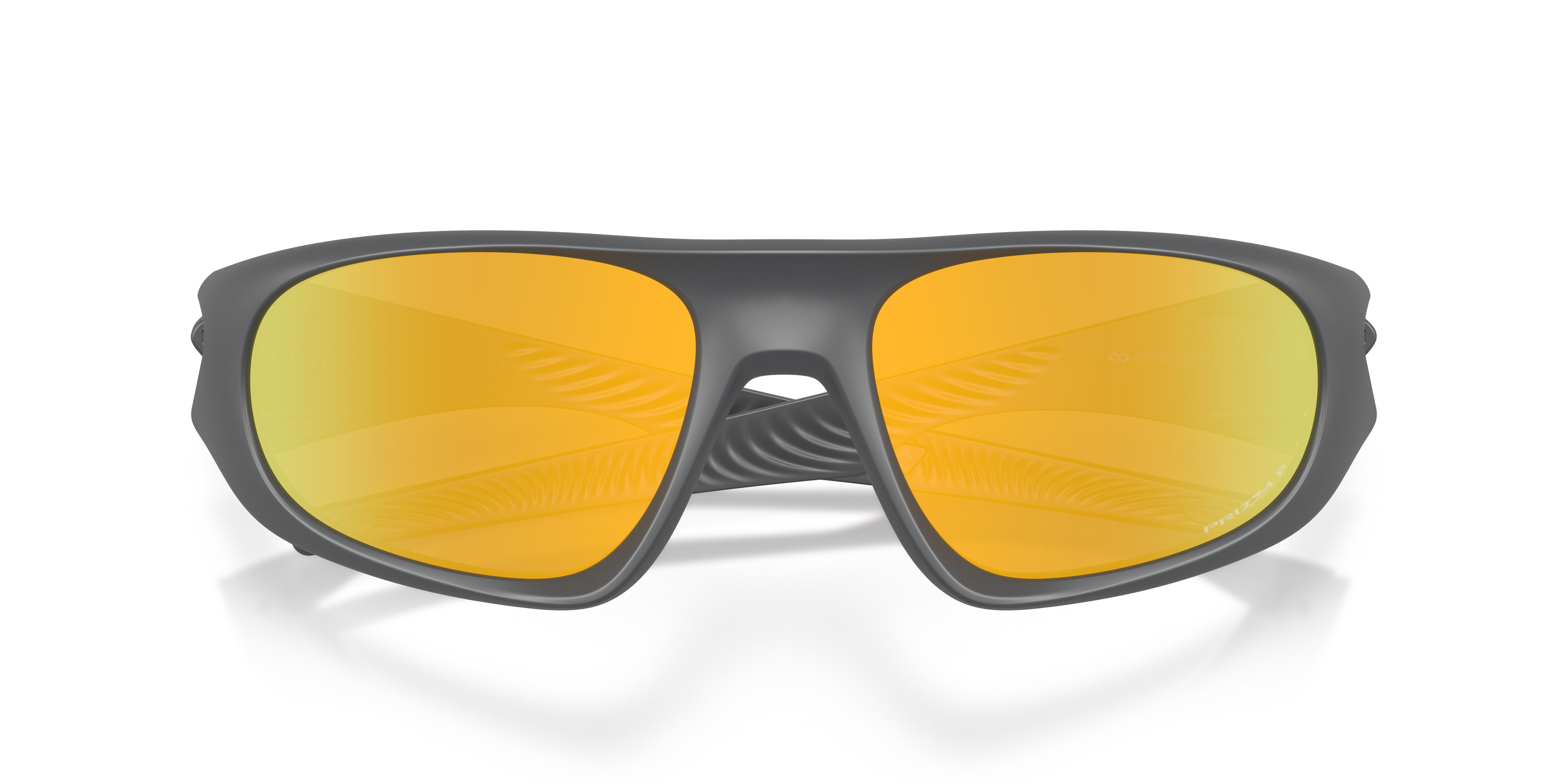 Oakley OO9528 Neoforma Unisex Oval Prizm Sunglasses - Matte Clear Frame