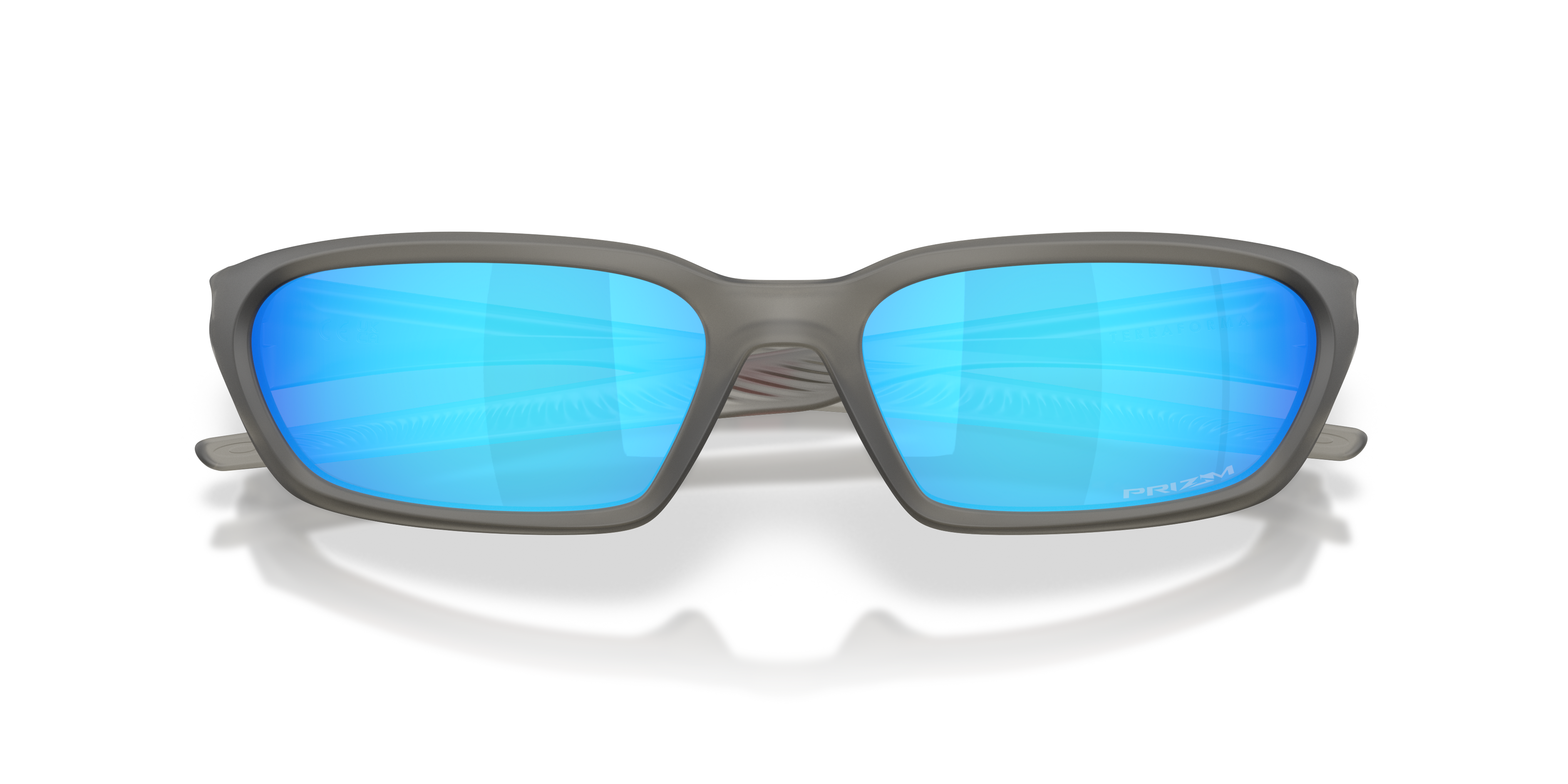 Oakley OO9530 Terraforma Unisex Rectangle Prizm Sunglasses - Matte Clear Frame
