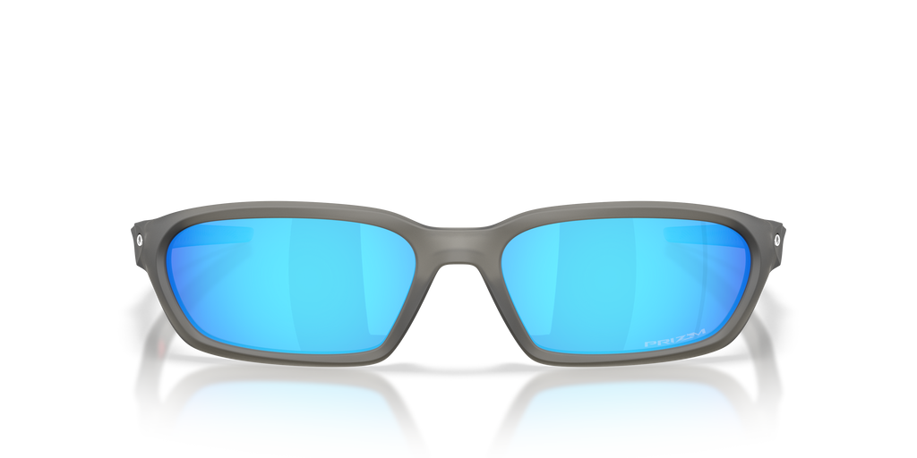 Oakley OO9530 Terraforma Unisex Rectangle Prizm Sunglasses - Matte Grey Smoke Frame