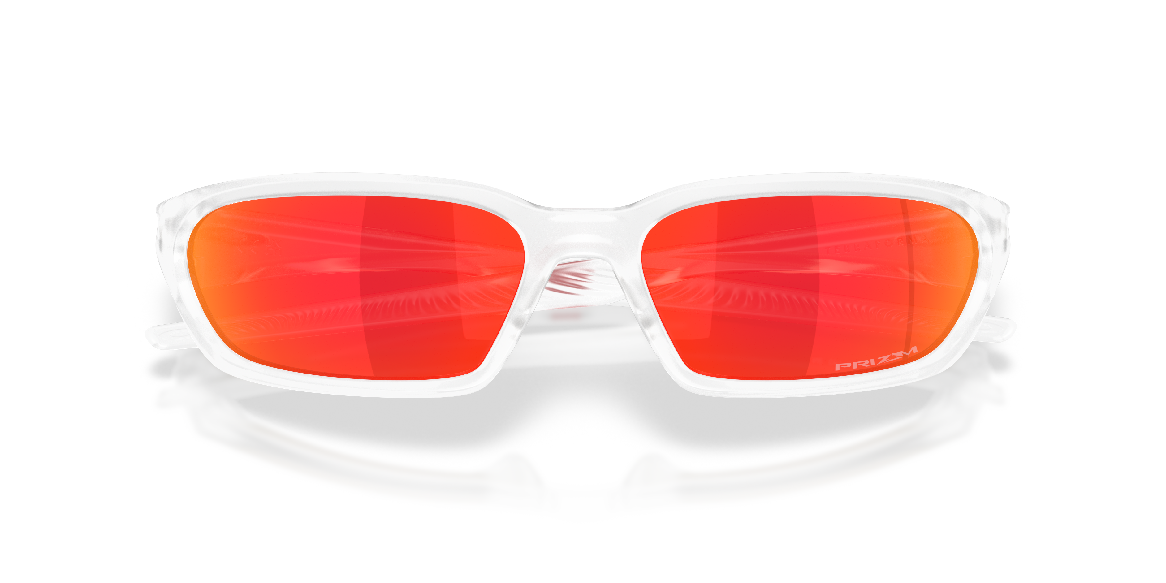 Oakley OO9530 Terraforma Unisex Rectangle Prizm Sunglasses - Matte Black Frame