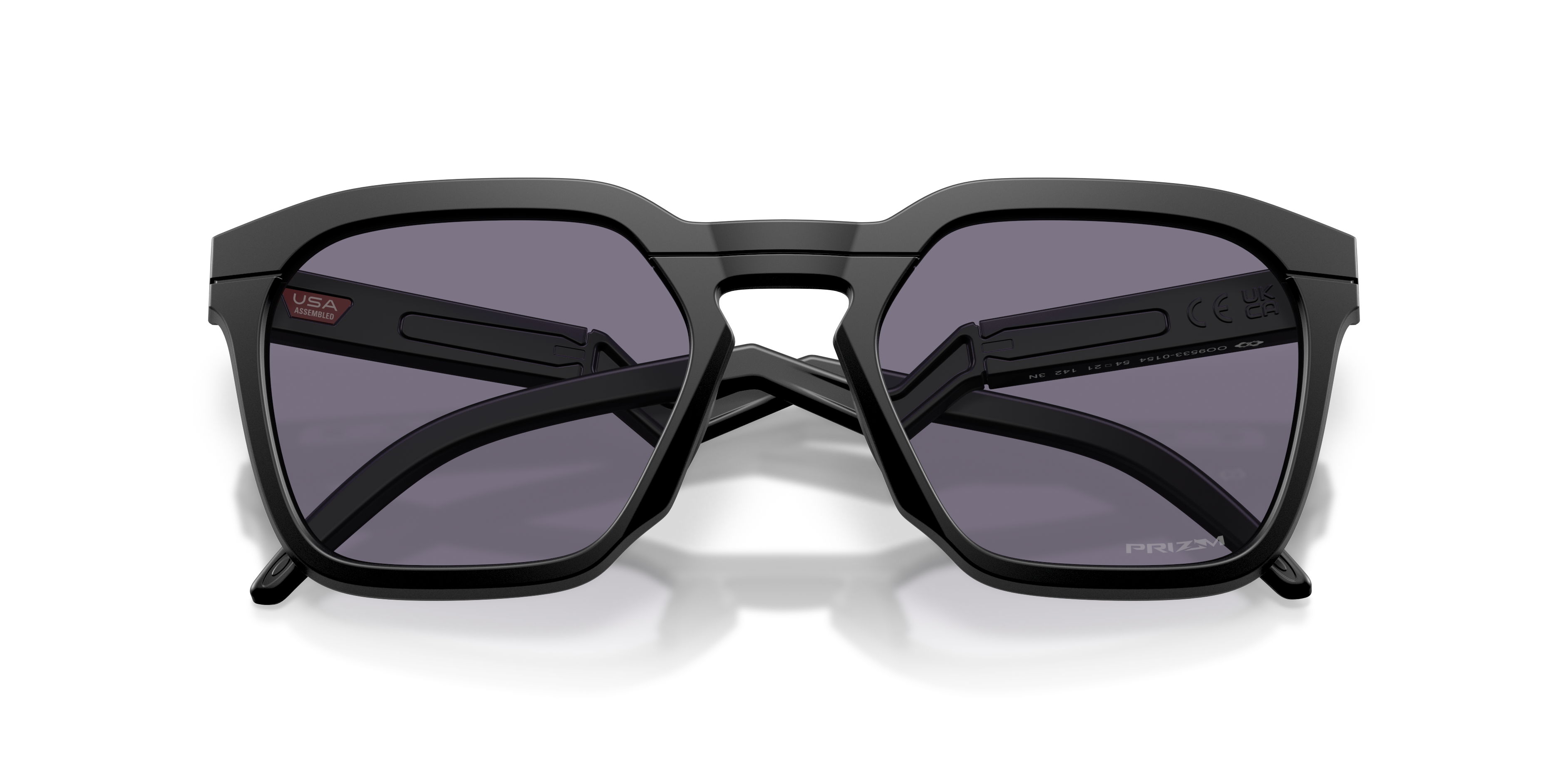 Oakley OO9533 HSTN SQ Unisex Square Prizm Sunglasses - Matte Sand Frame