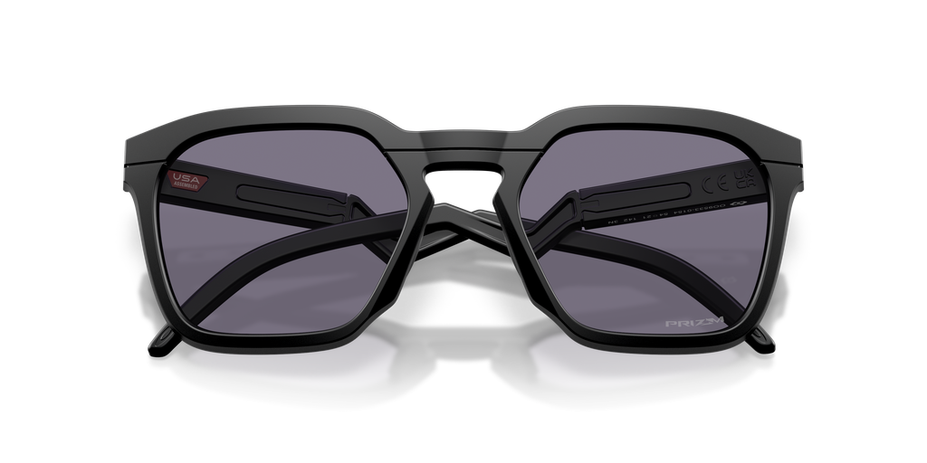 Oakley OO9533 HSTN SQ Unisex Square Prizm Sunglasses - Matte Black Frame