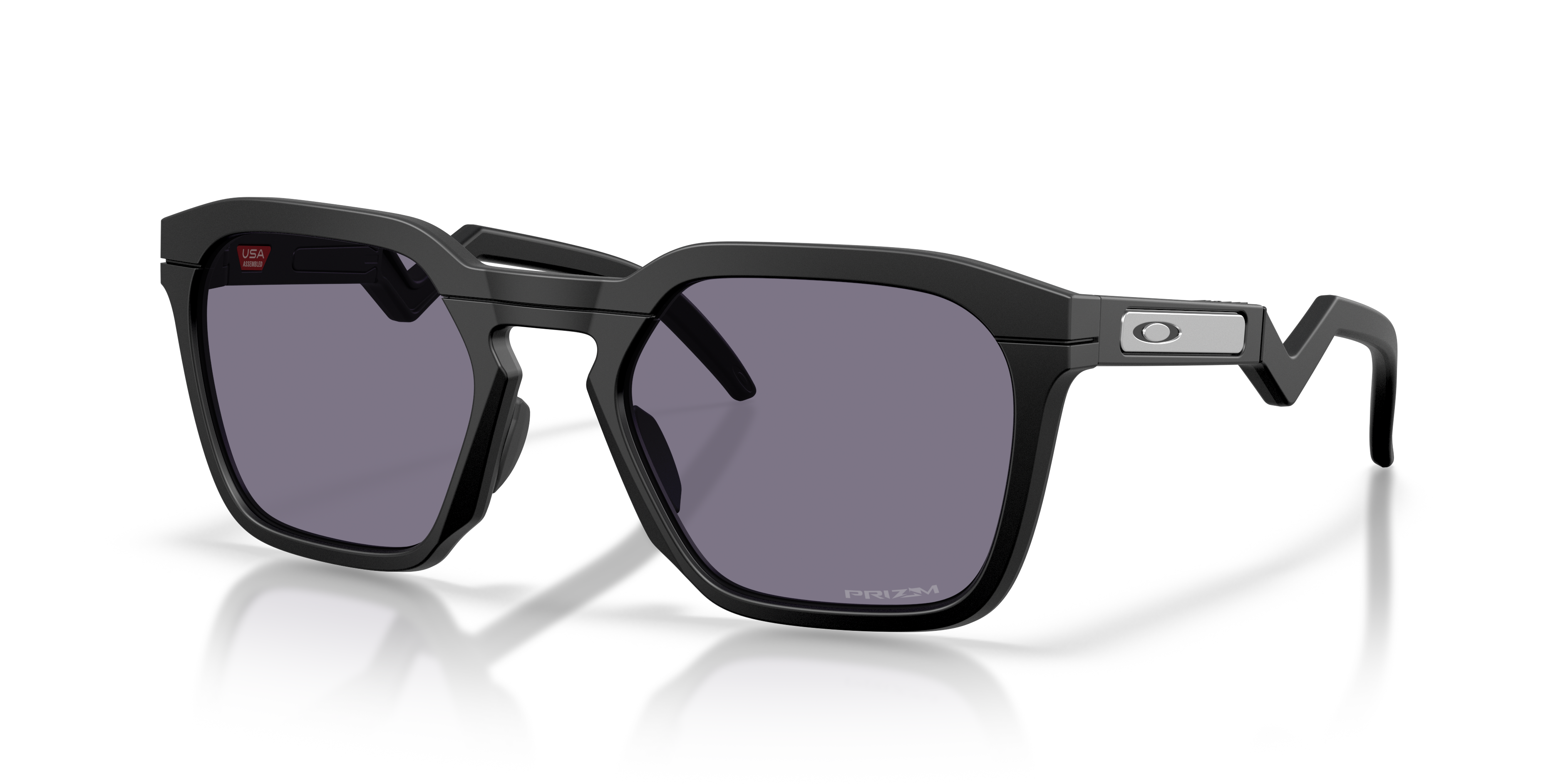 Oakley OO9533 HSTN SQ Unisex Square Prizm Sunglasses - Matte Mist Frame