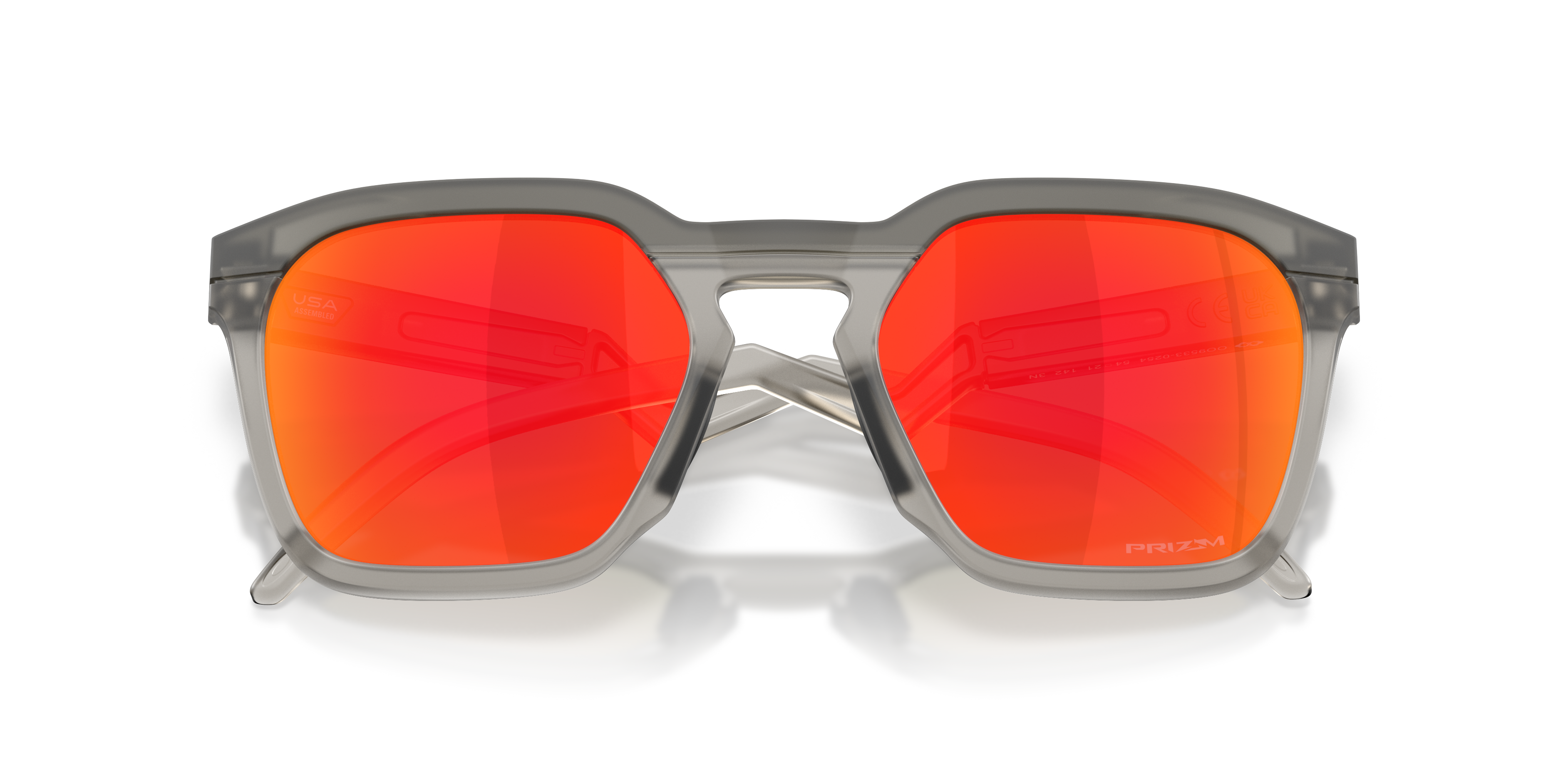 Oakley OO9533 HSTN SQ Unisex Square Prizm Sunglasses - Matte Mist Frame