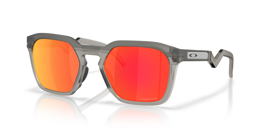 Oakley OO9533 HSTN SQ Unisex Square Prizm Sunglasses - Matte Sand Frame