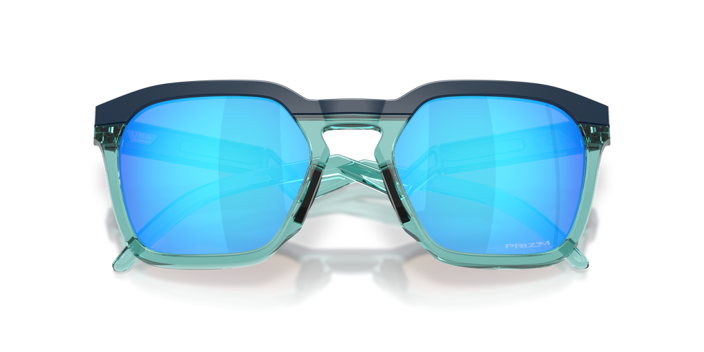 Oakley OO9533 HSTN SQ Unisex Square Prizm Sunglasses - Matte Mist Frame
