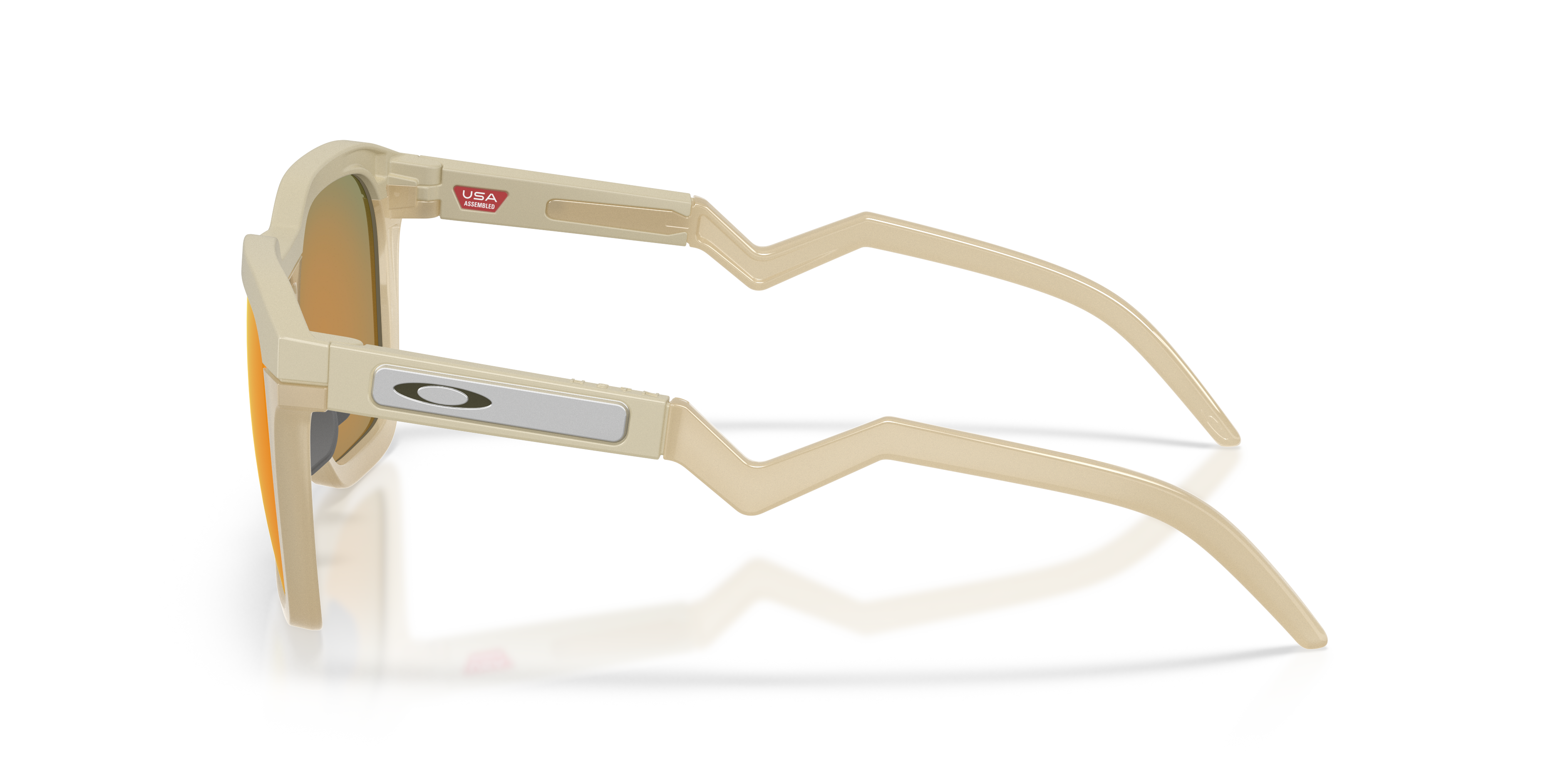Oakley OO9533 HSTN SQ Unisex Square Prizm Sunglasses - Matte Sand Frame