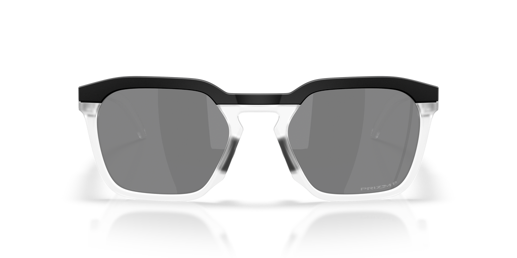 Oakley OO9533 HSTN SQ Unisex Square Prizm Sunglasses - Matte Grey Smoke Frame