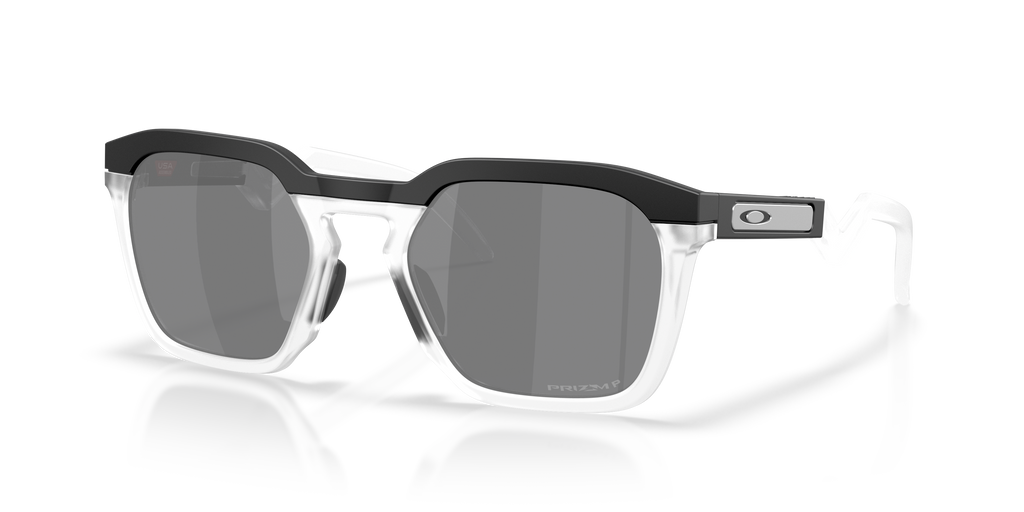 Oakley OO9533 HSTN SQ Unisex Square Prizm Sunglasses - Matte Sand Frame