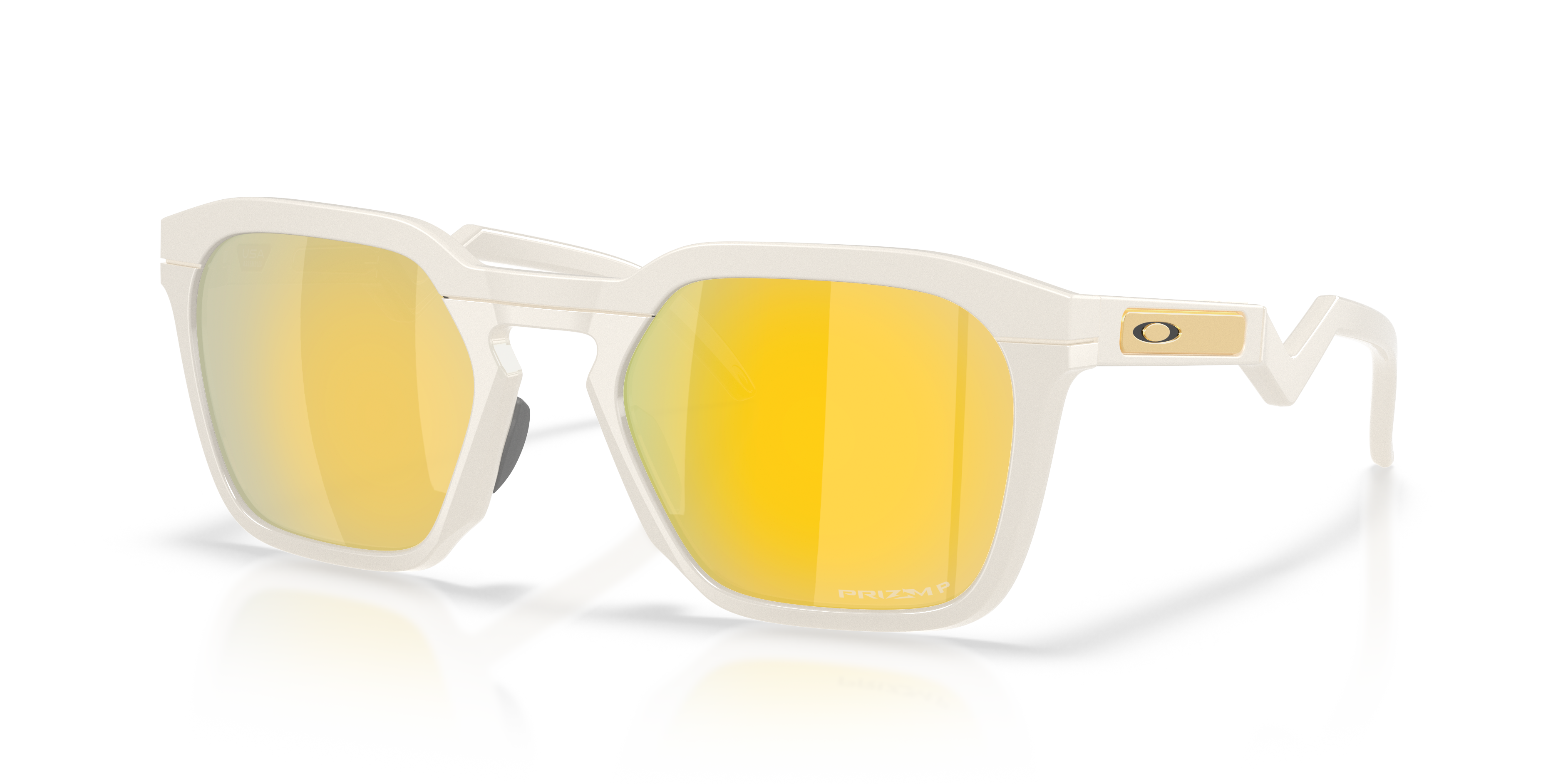 Oakley OO9533 HSTN SQ Unisex Square Prizm Sunglasses - Matte Sand Frame
