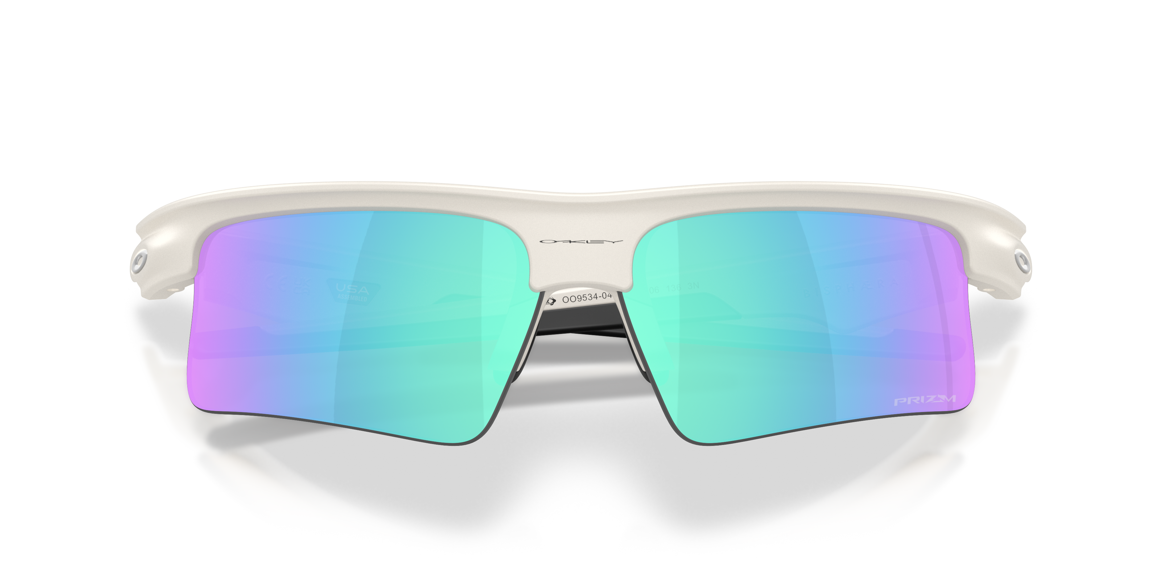 Oakley OO9534 Bisphaera Speed Unisex Prizm Sport Sunglasses - Matte Mist Frame