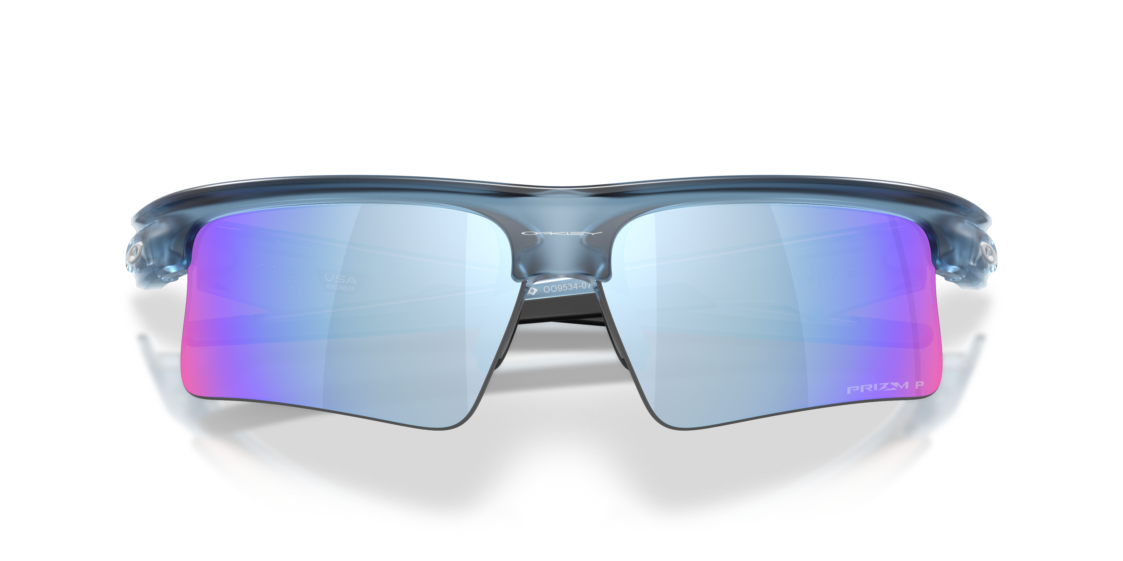 Oakley OO9534 Bisphaera Speed Unisex Prizm Sport Sunglasses - Matte Black Frame