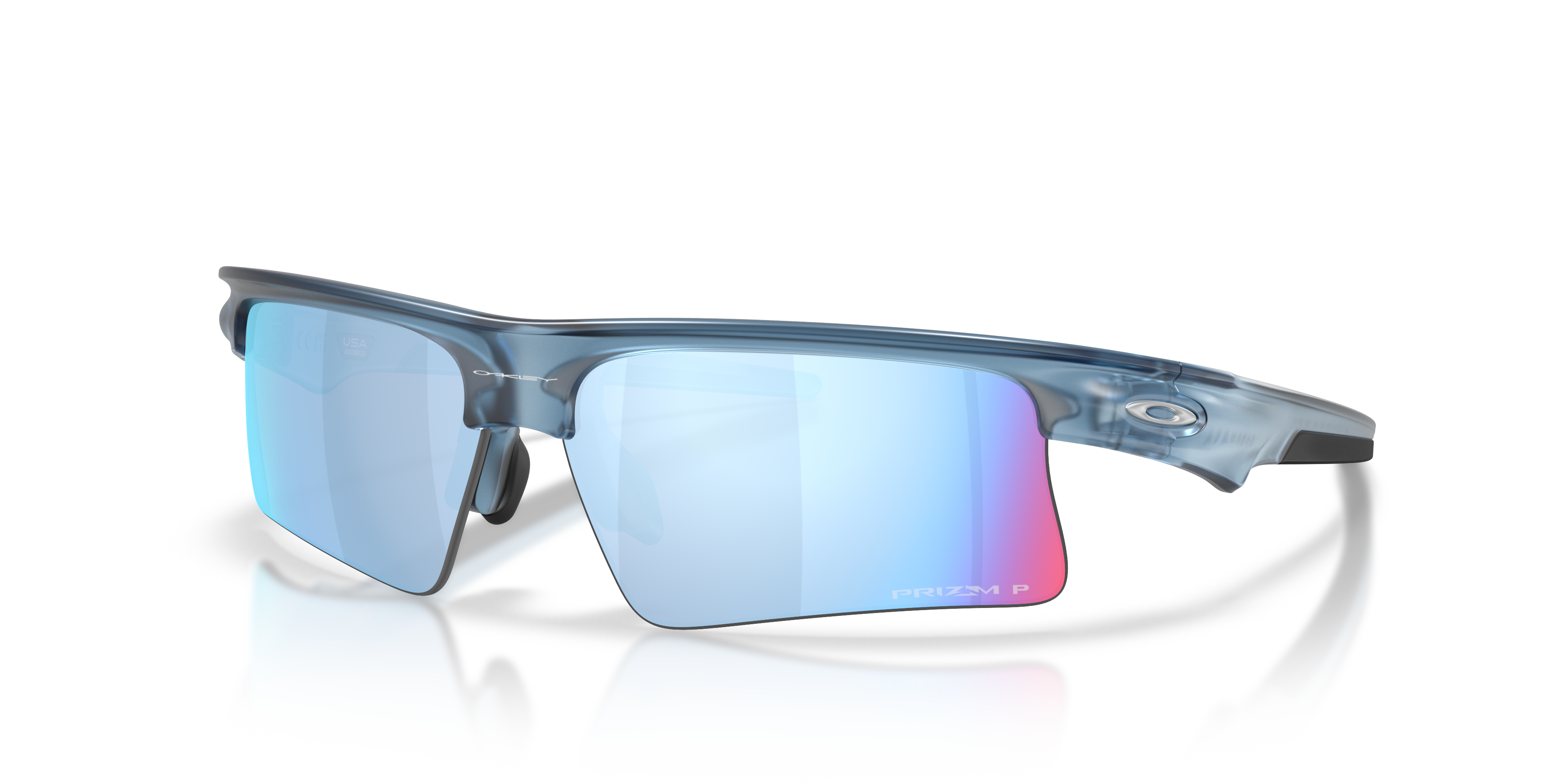 Oakley OO9534 Bisphaera Speed Unisex Prizm Sport Sunglasses - Transparent Abyss Frame