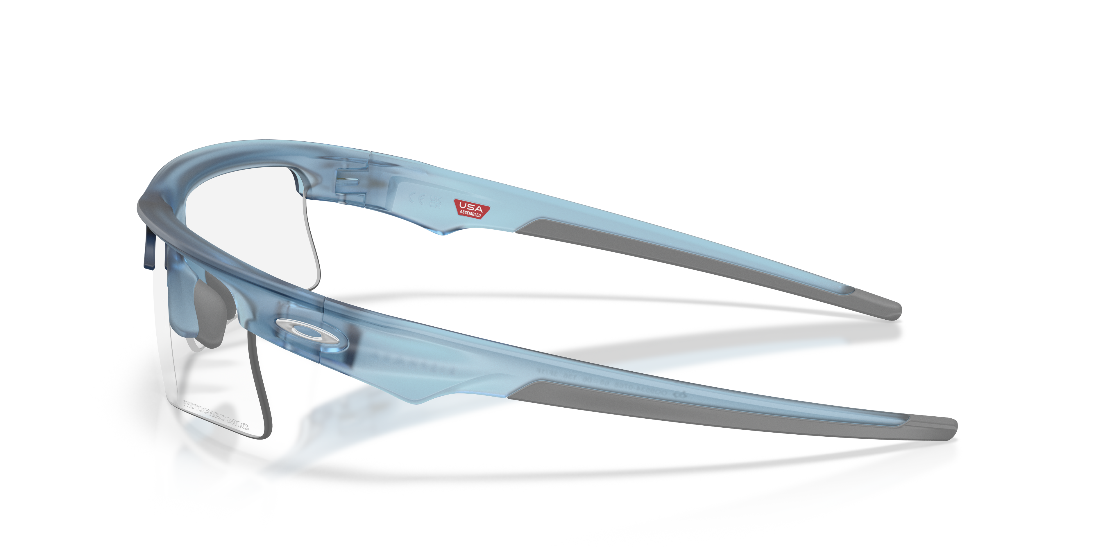 Oakley OO9534 Bisphaera Speed Unisex Prizm Sport Sunglasses - Transparent Abyss Frame