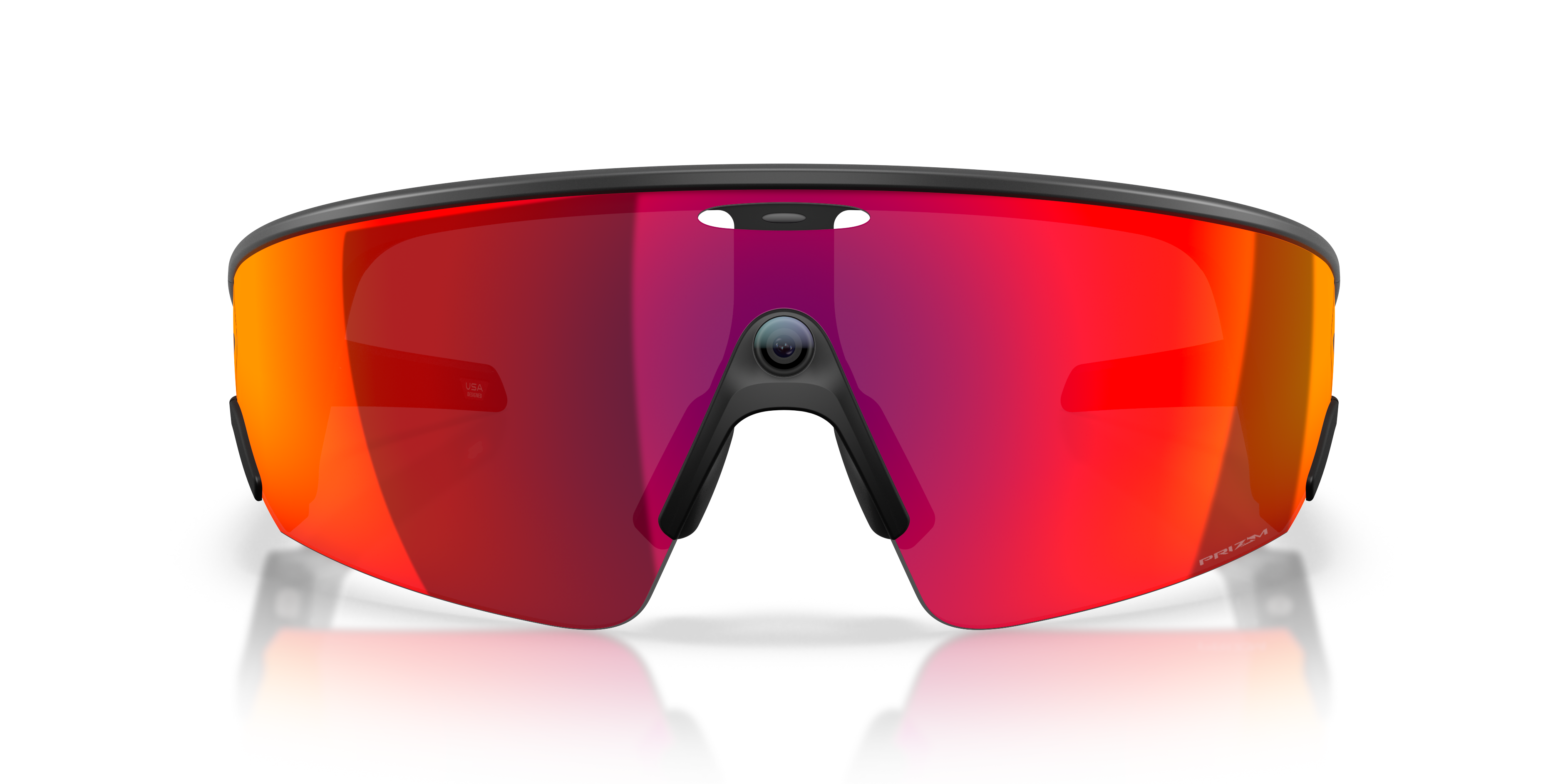 Oakley Meta Vanguard Unisex Rectangle Prizm Sunglasses - Black Frame