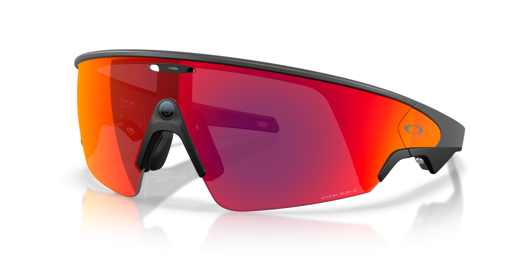 Oakley Meta Vanguard Unisex Rectangle Prizm Sunglasses - White Frame