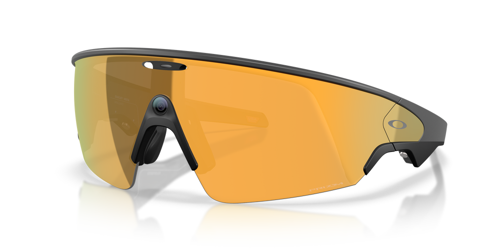 Oakley Meta Vanguard Unisex Rectangle Prizm Sunglasses - White Frame