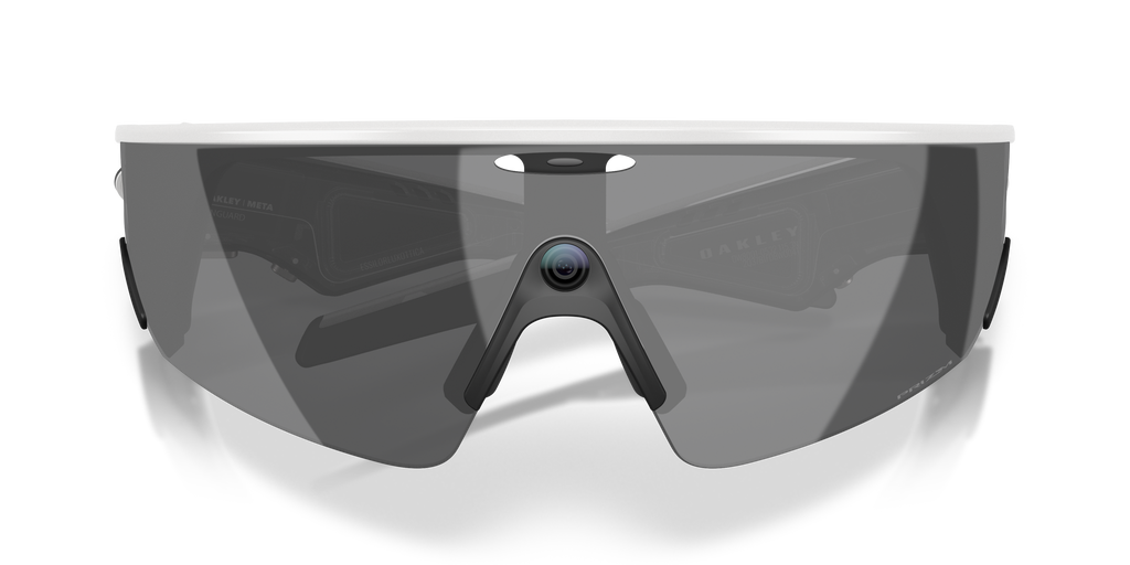 Oakley Meta Vanguard Unisex Rectangle Prizm Sunglasses - White Frame