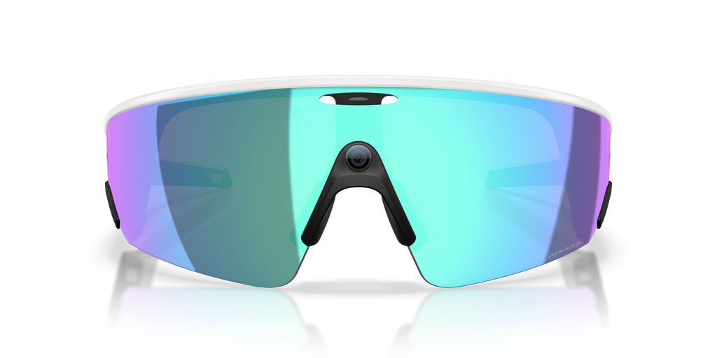 Oakley | Meta Meta Vanguard Unisex Rectangle Prizm Sunglasses - White Frame
