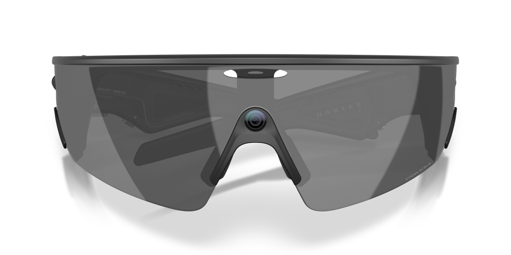 Oakley Meta Vanguard Unisex Rectangle Prizm Sunglasses - White Frame