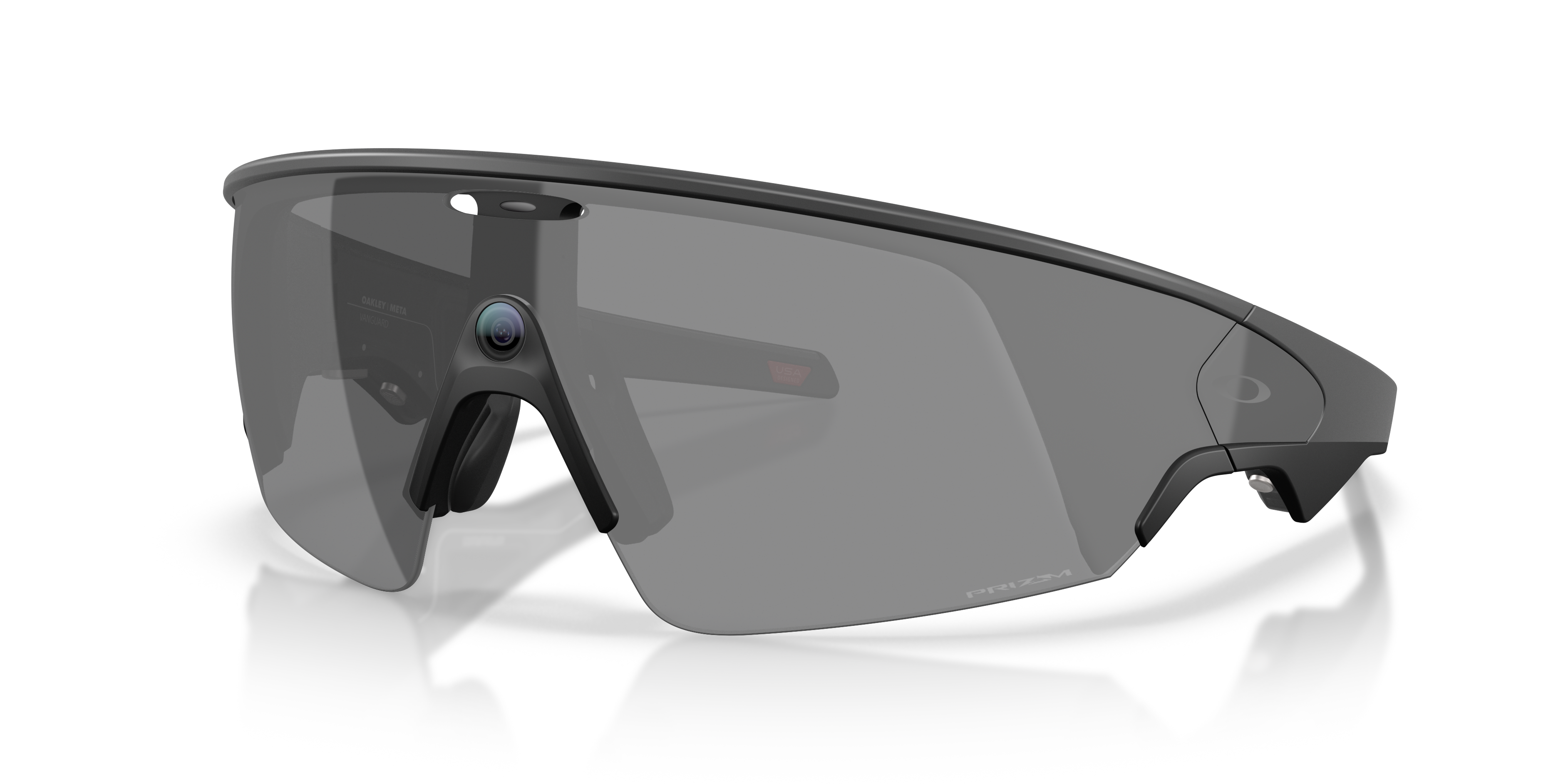 Oakley Meta Vanguard Unisex Rectangle Prizm Sunglasses - Black Frame