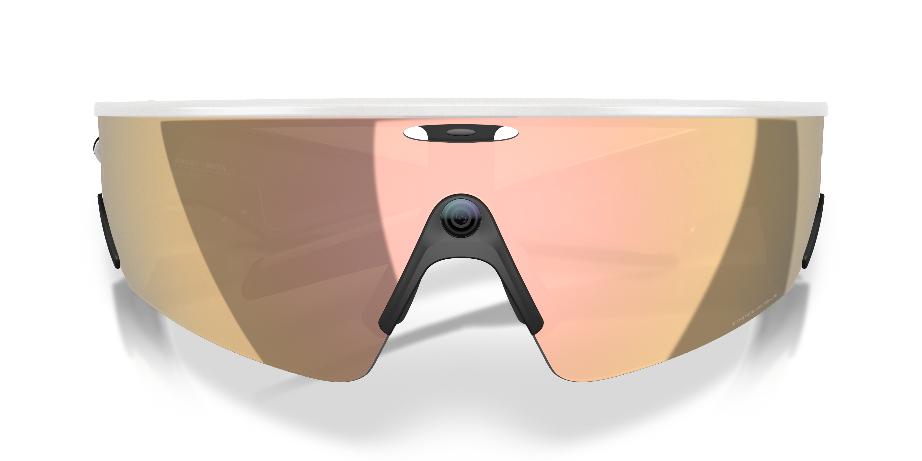Oakley | Meta Meta Vanguard Unisex Rectangle Prizm Sunglasses - White Frame