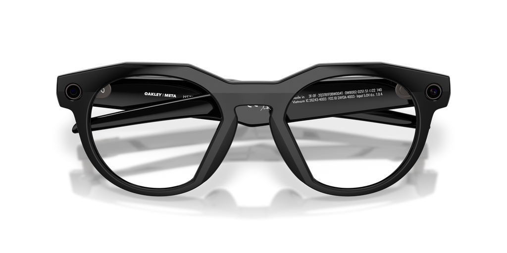 Oakley | Meta Meta HSTN Unisex Round Sunglasses - Clear Frame