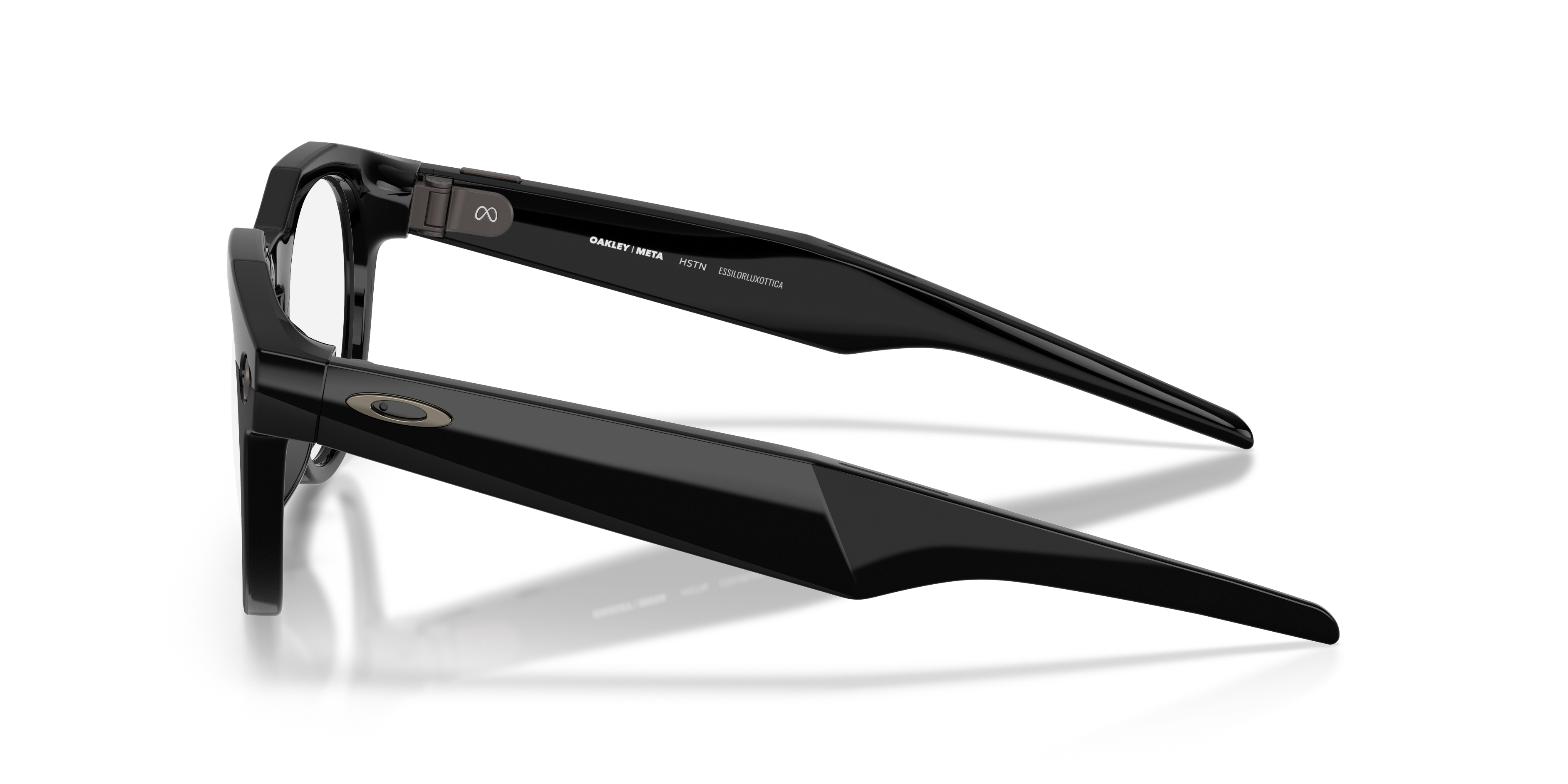 Oakley | Meta Meta HSTN Unisex Round Sunglasses - Clear Frame