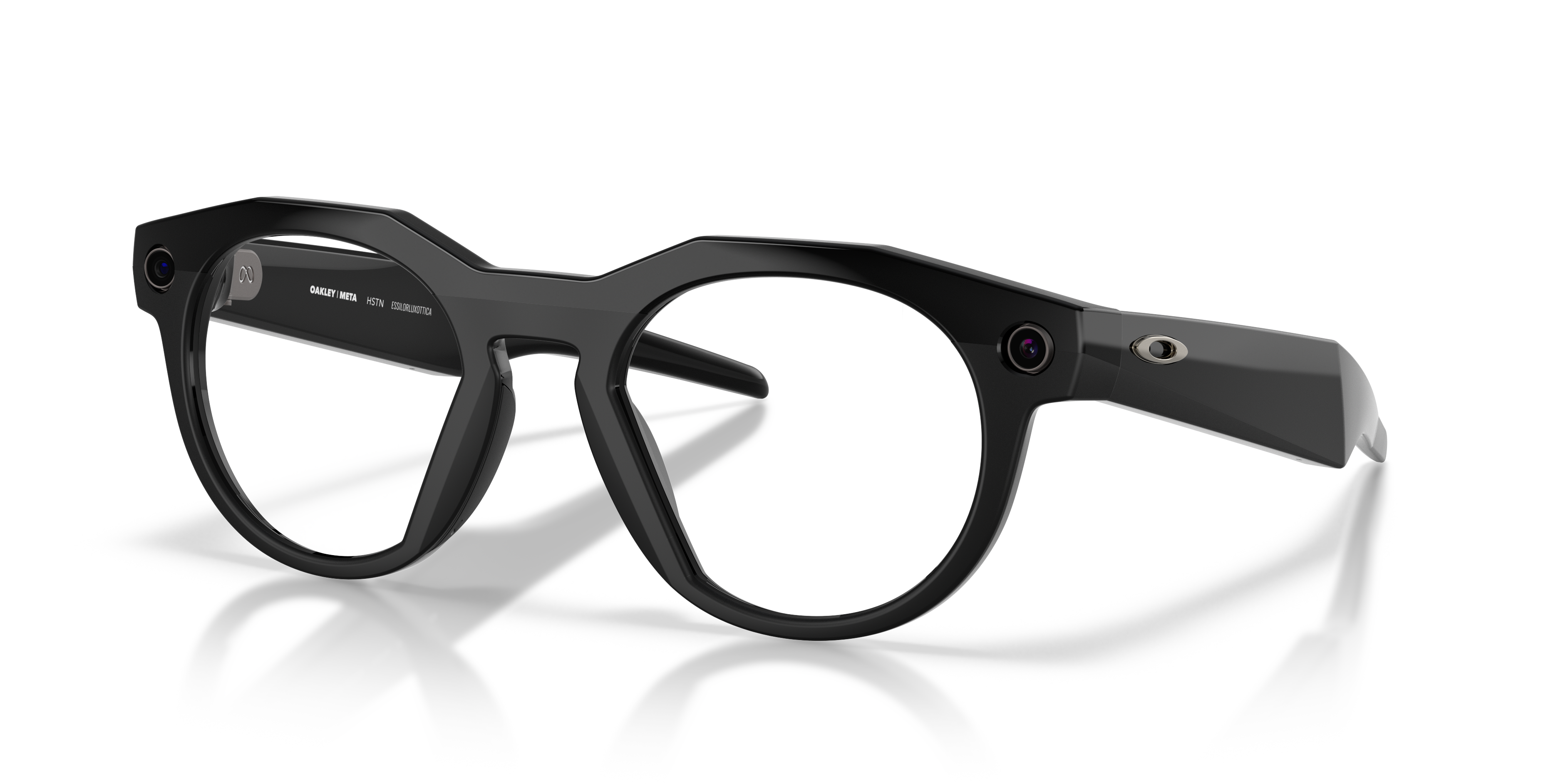 Oakley | Meta Meta HSTN Unisex Round Sunglasses - Clear Frame