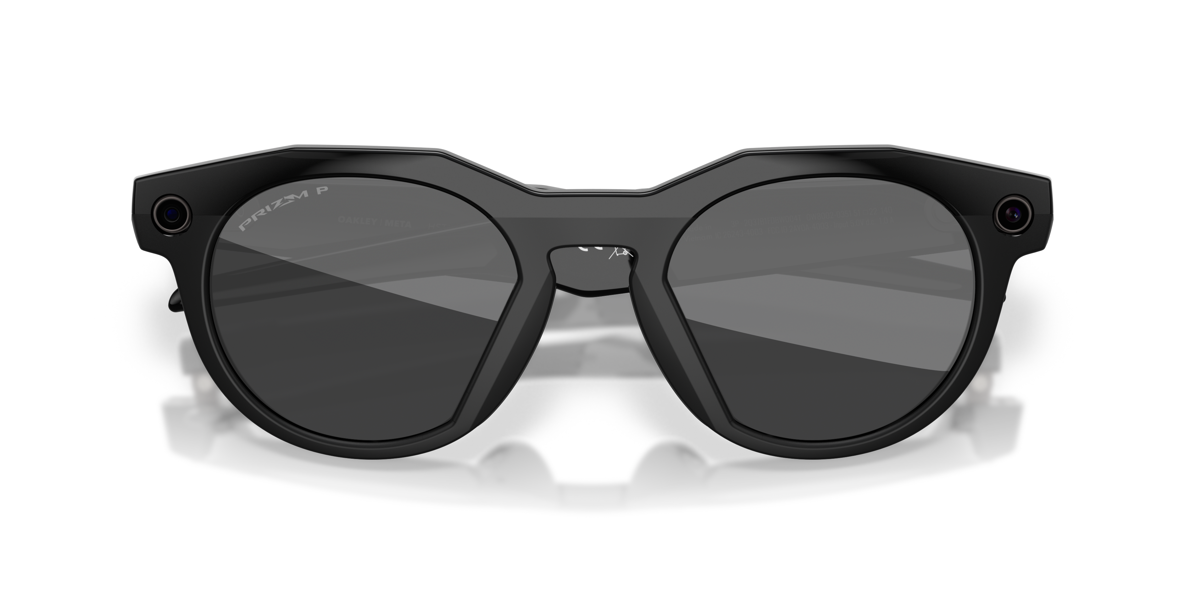 Oakley | Meta Meta HSTN Unisex Round Prizm Sunglasses - Brown Smoke Frame