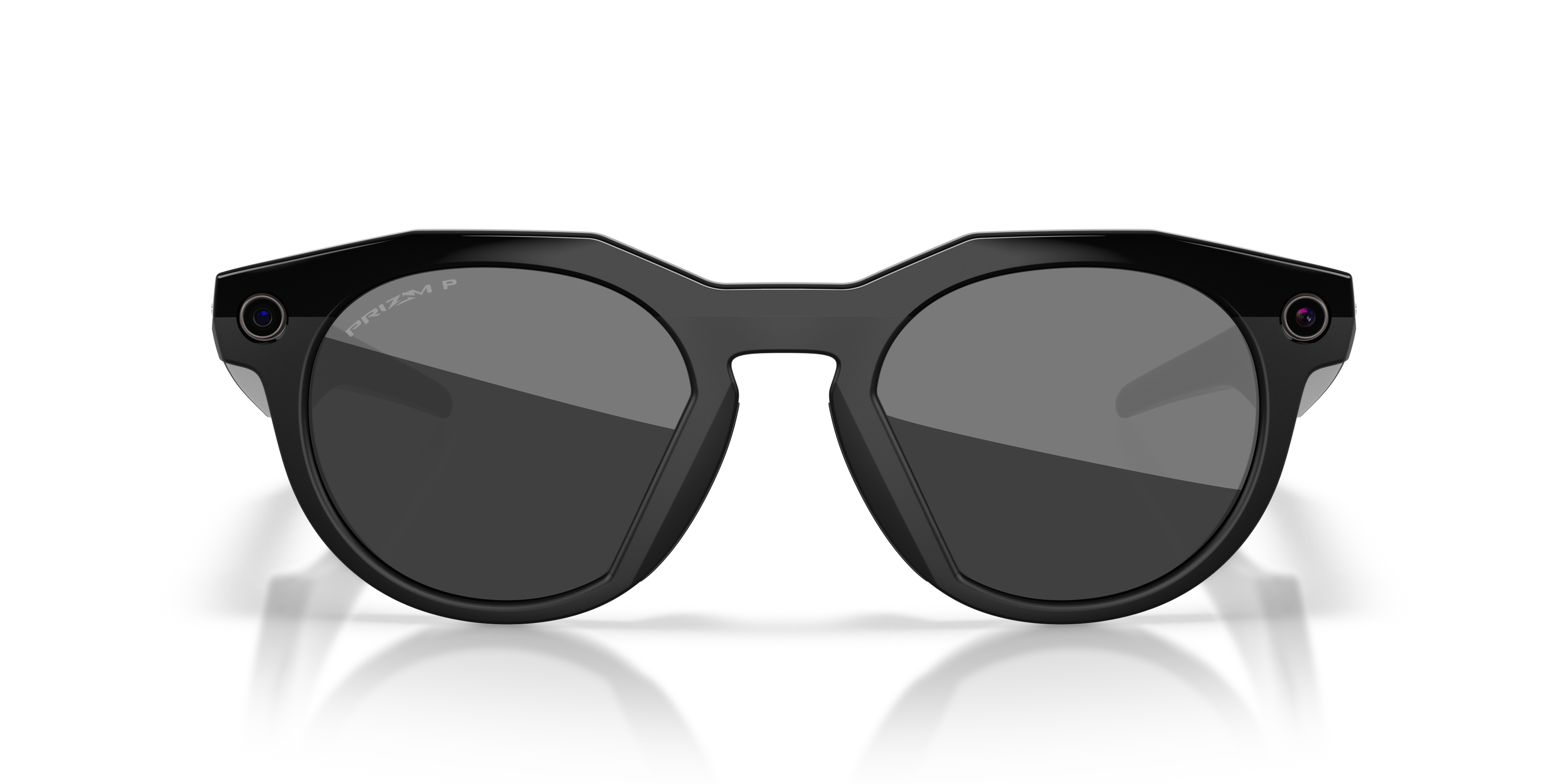 Oakley | Meta Meta HSTN Unisex Round Prizm Sunglasses - Black Frame