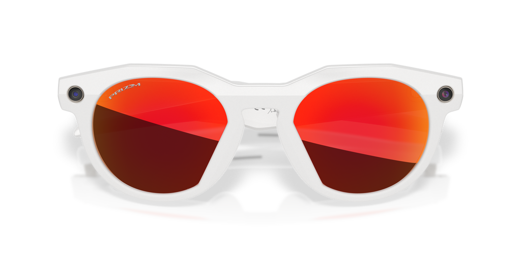 Oakley | Meta Meta HSTN Unisex Round Prizm Sunglasses - Black Frame