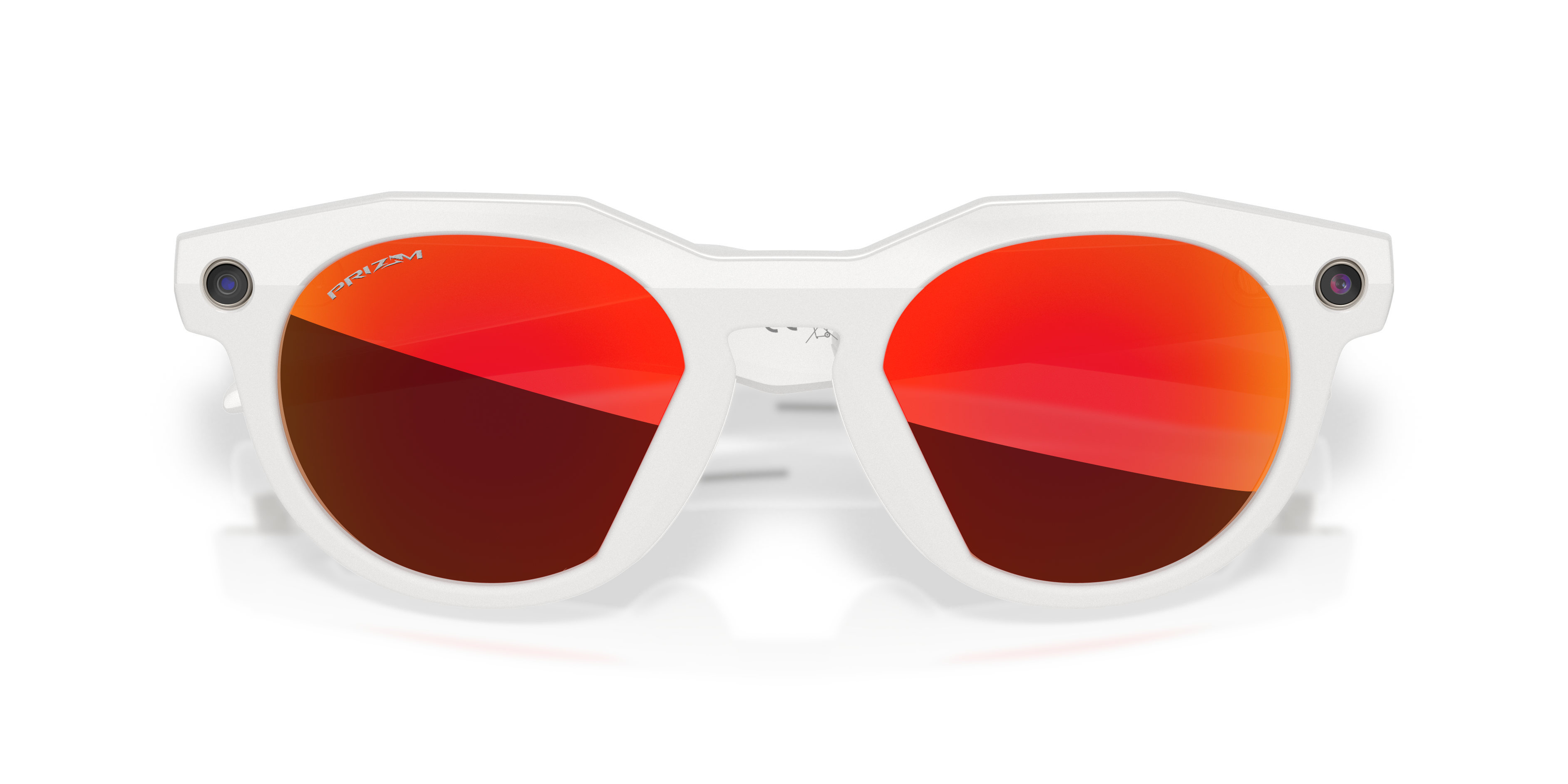 Oakley | Meta Meta HSTN Unisex Round Prizm Sunglasses - Brown Smoke Frame