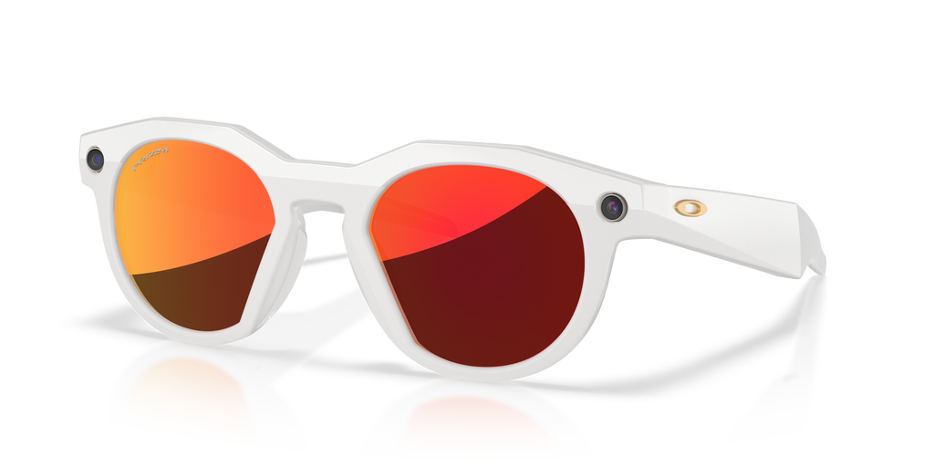 Oakley | Meta Meta HSTN Unisex Round Prizm Sunglasses - Brown Smoke Frame