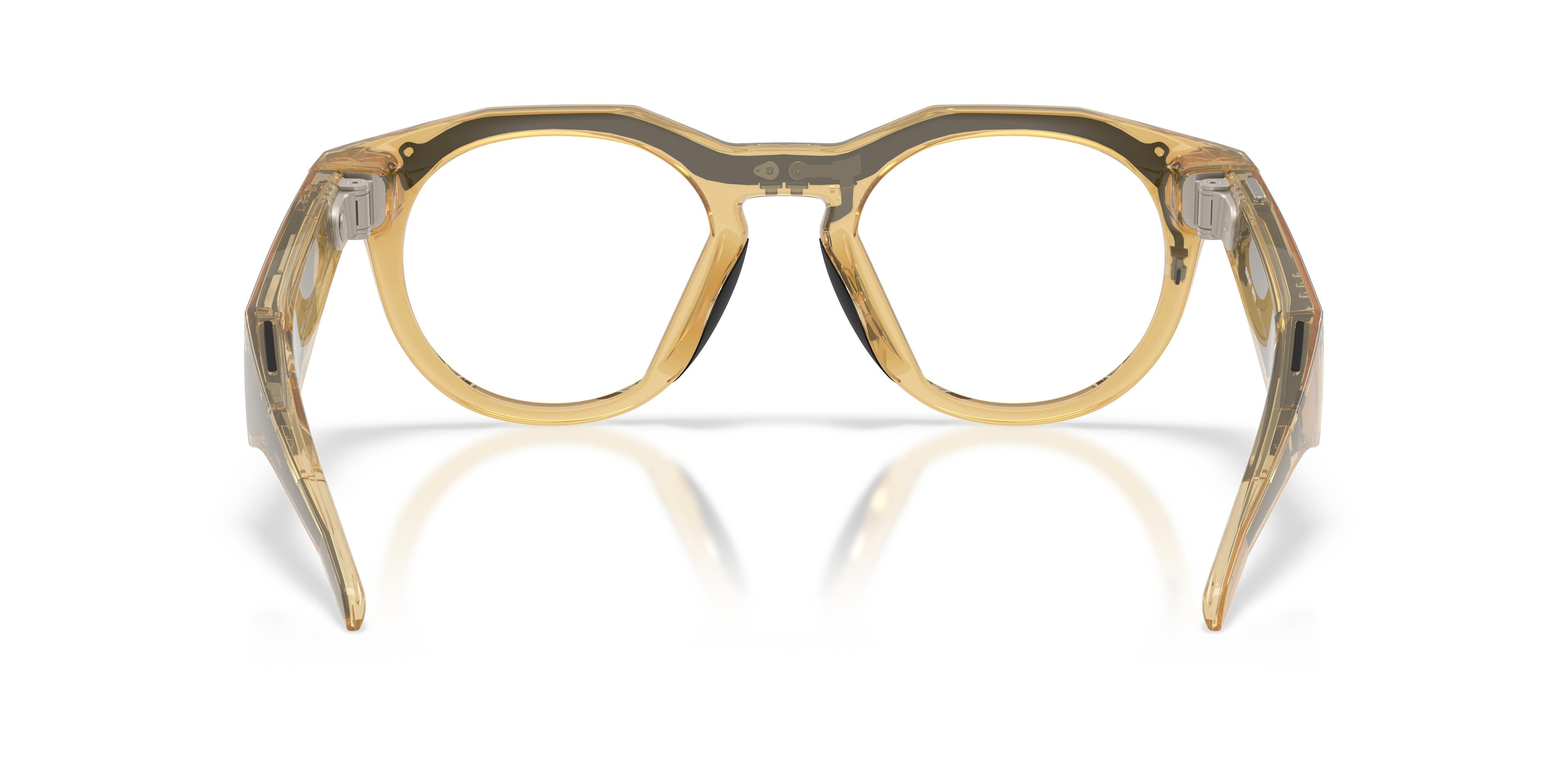Oakley | Meta Meta HSTN Unisex Round Sunglasses - Clear Frame