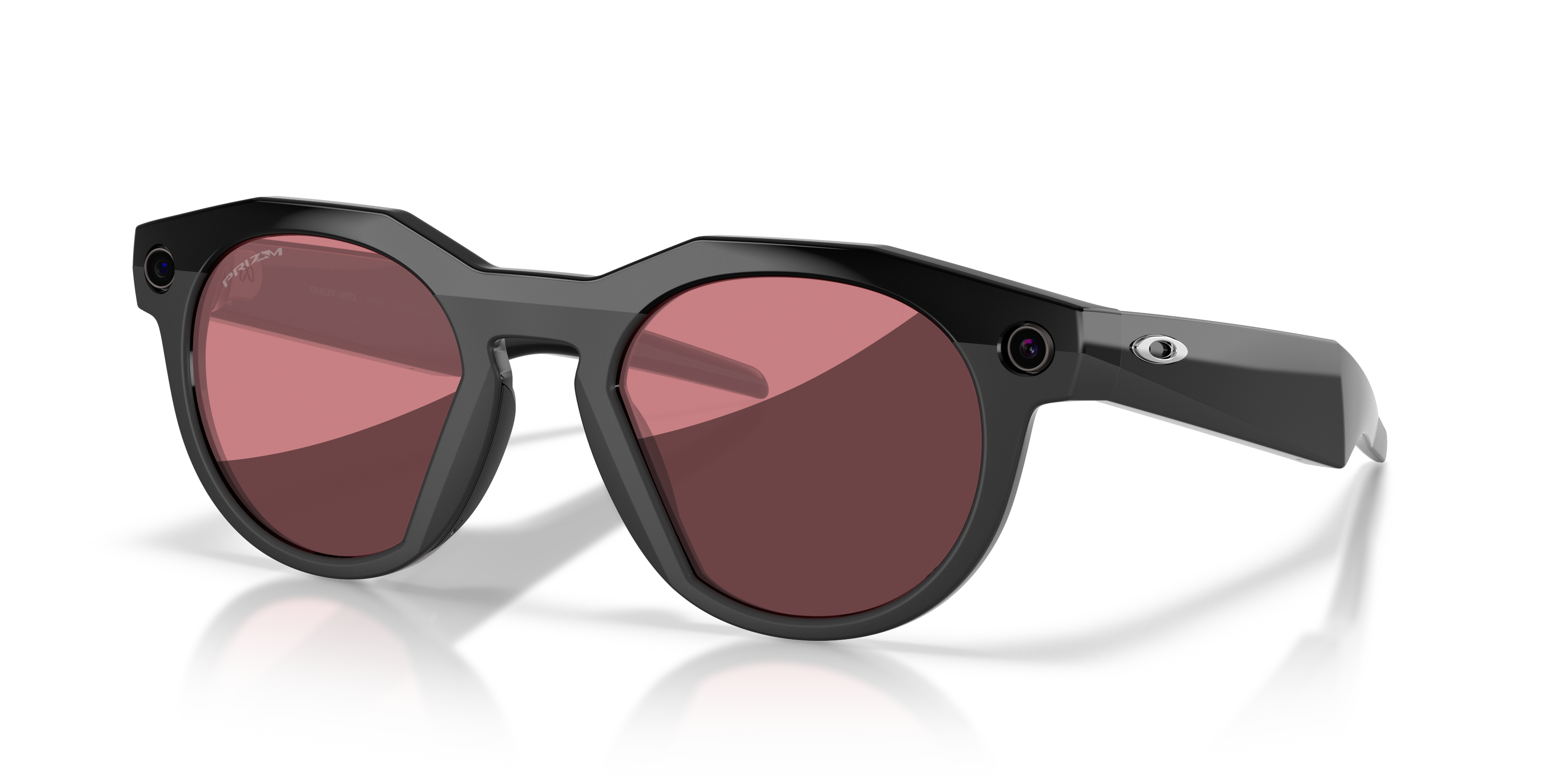 Oakley | Meta Meta HSTN Unisex Round Prizm Sunglasses - Black Frame