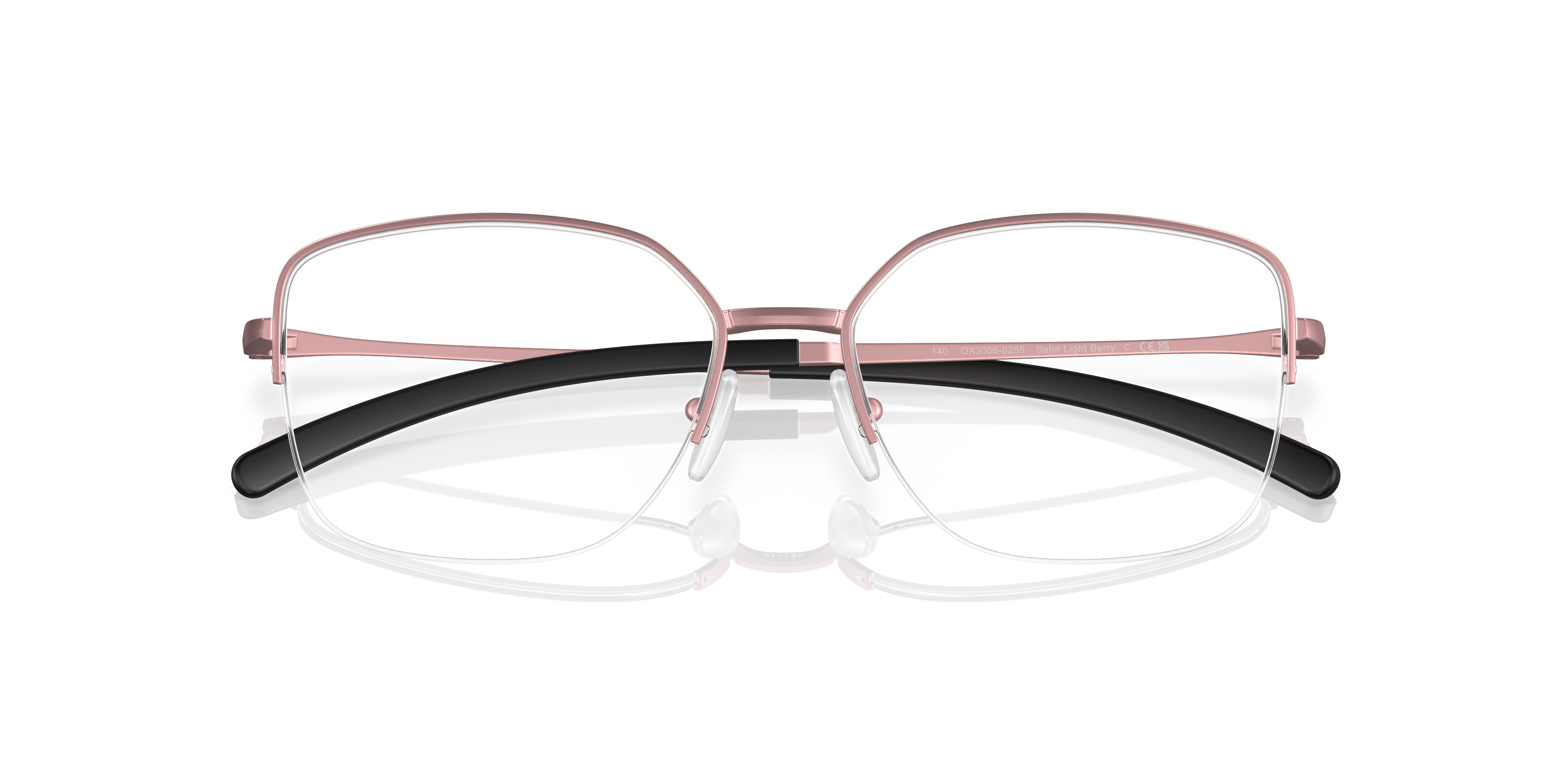 Oakley OX3006 Moonglow Women's Round Eyeglass Frames - Satin Chrome Frame