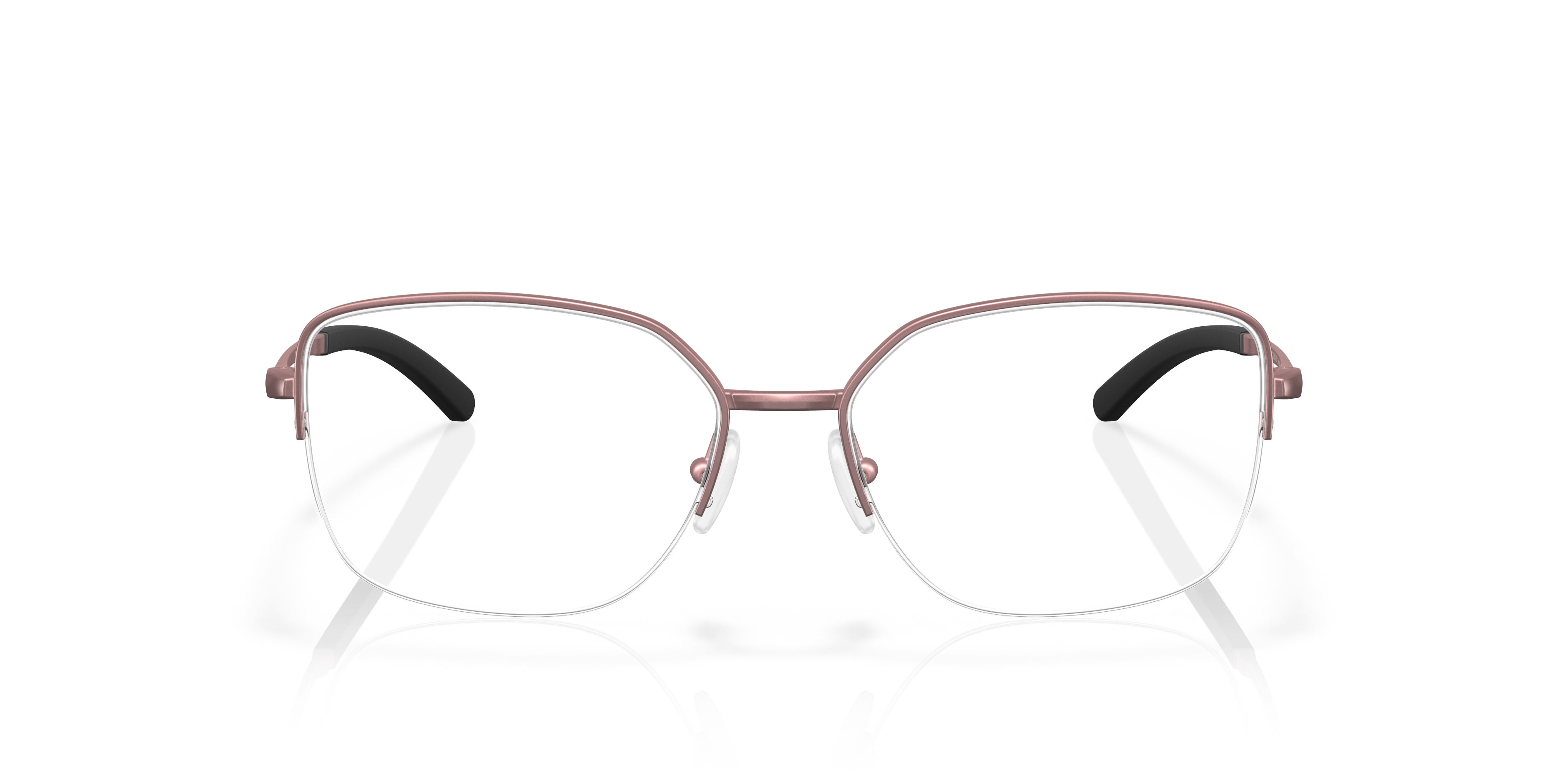 Oakley OX3006 Moonglow Women's Round Eyeglass Frames - Satin Chrome Frame