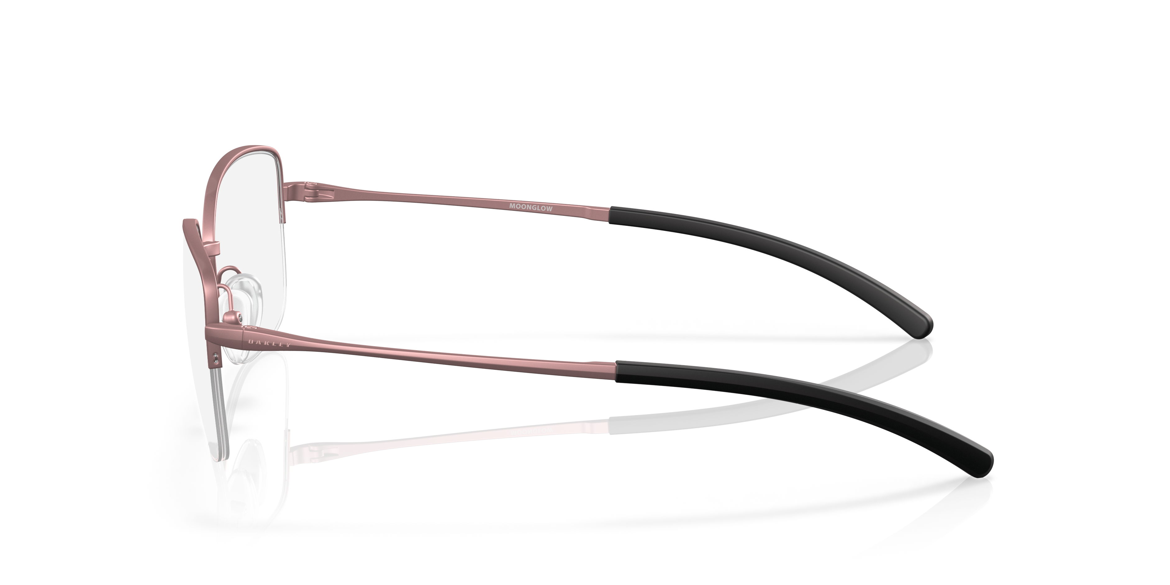 Oakley OX3006 Moonglow Women's Round Eyeglass Frames - Satin Chrome Frame