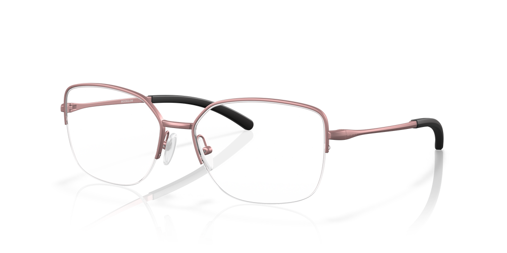 Oakley OX3006 Moonglow Women's Round Eyeglass Frames - Satin Chrome Frame