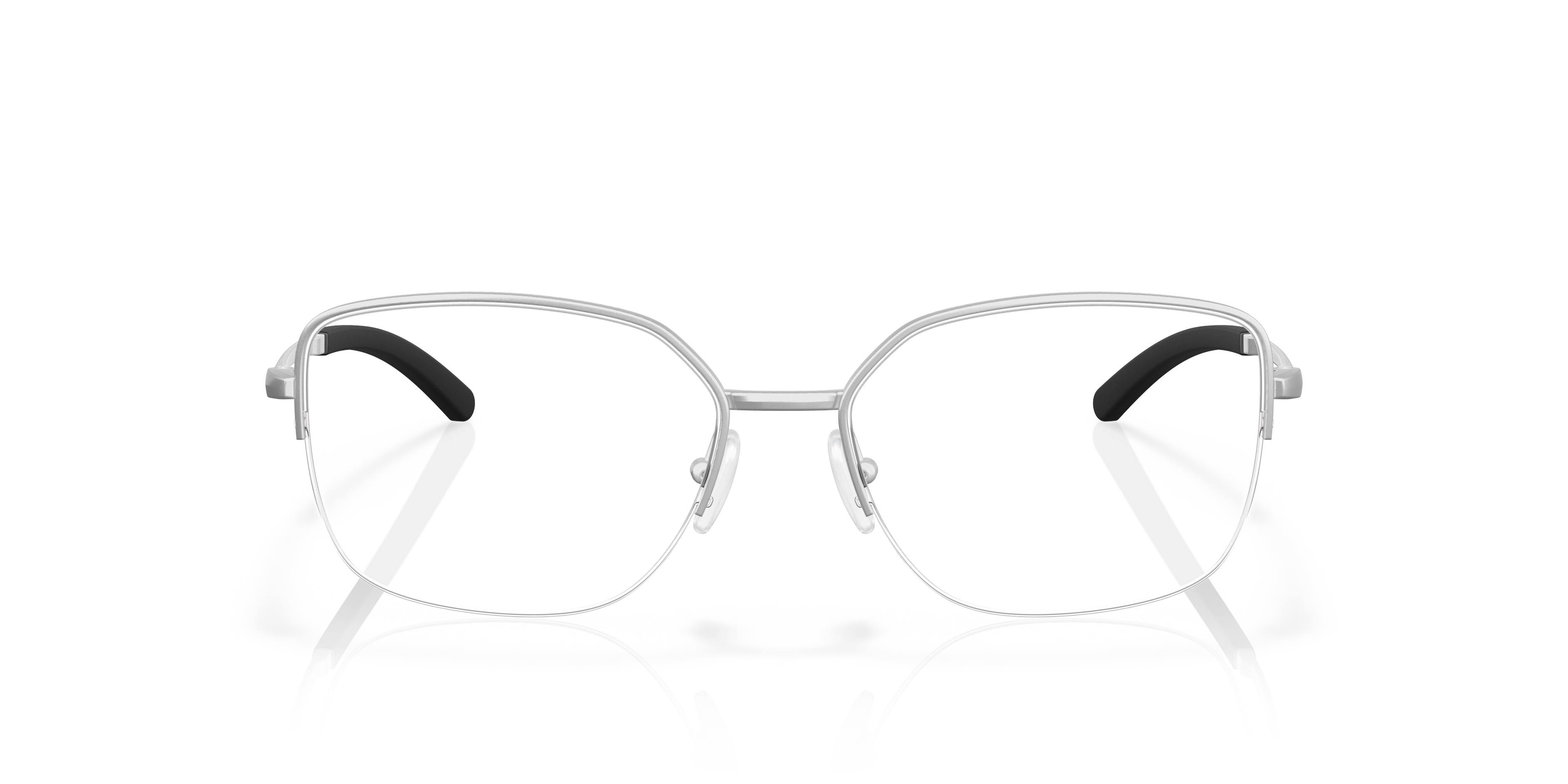 Oakley OX3006 Moonglow Women's Round Eyeglass Frames - Satin Chrome Frame
