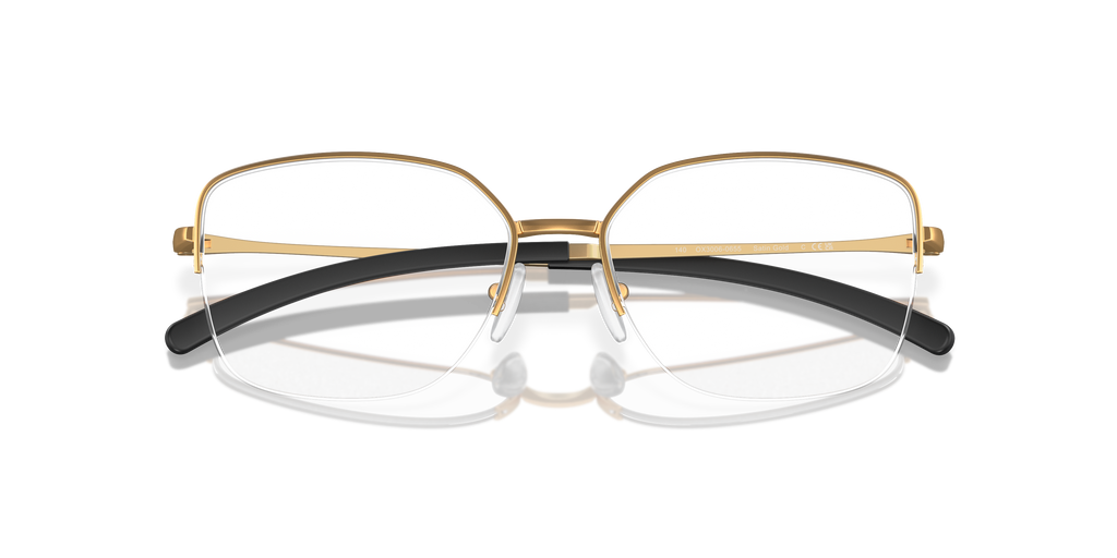 Oakley OX3006 Moonglow Women's Round Eyeglass Frames - Satin Gold Frame