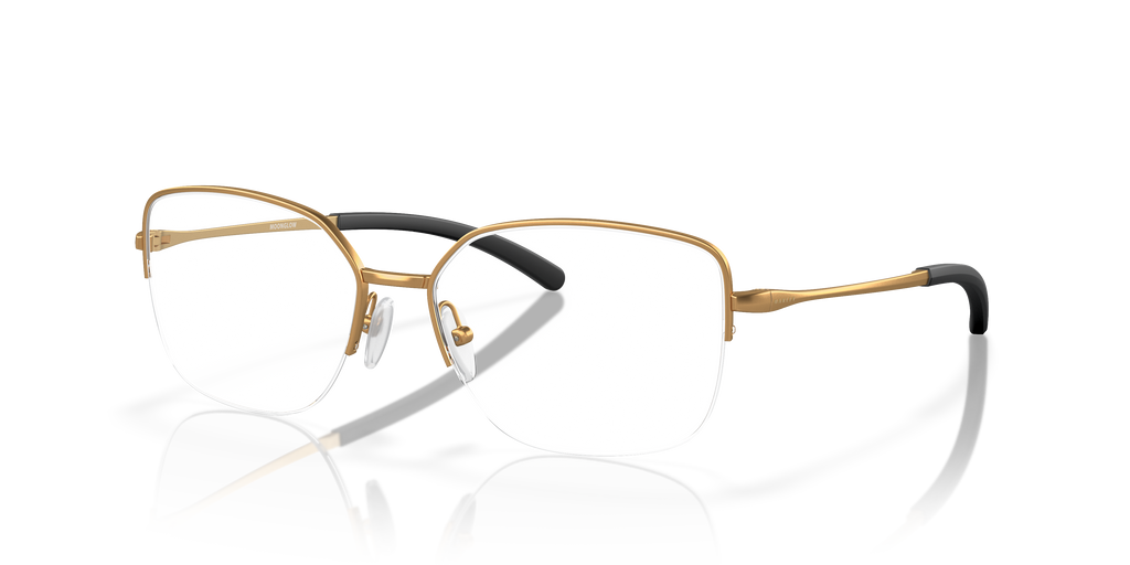 Oakley OX3006 Moonglow Women's Round Eyeglass Frames - Satin Chrome Frame