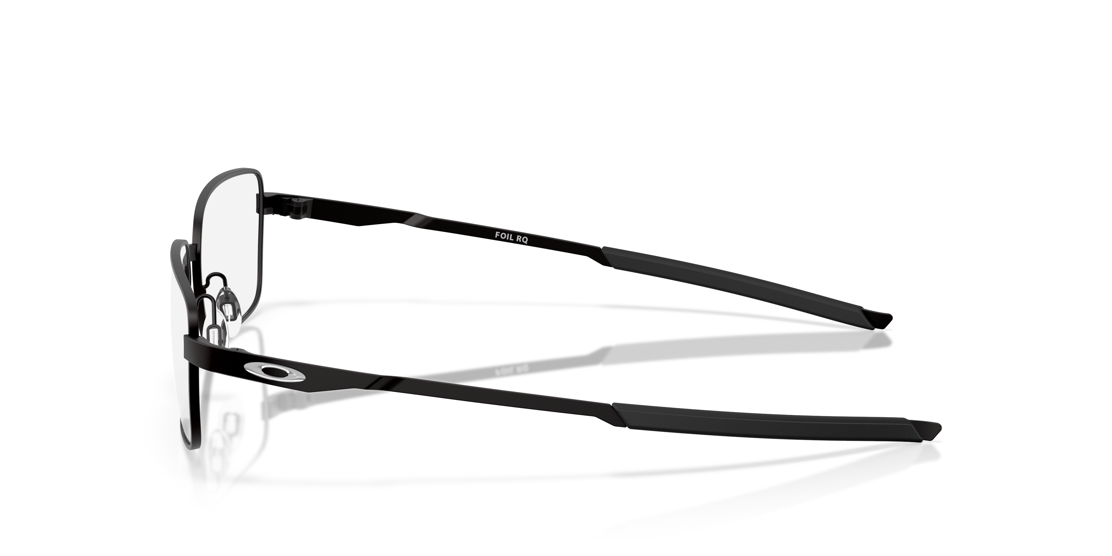 Oakley OX3036 Foil RQ Men's Rectangle Eyeglass Frames - Satin Black Frame