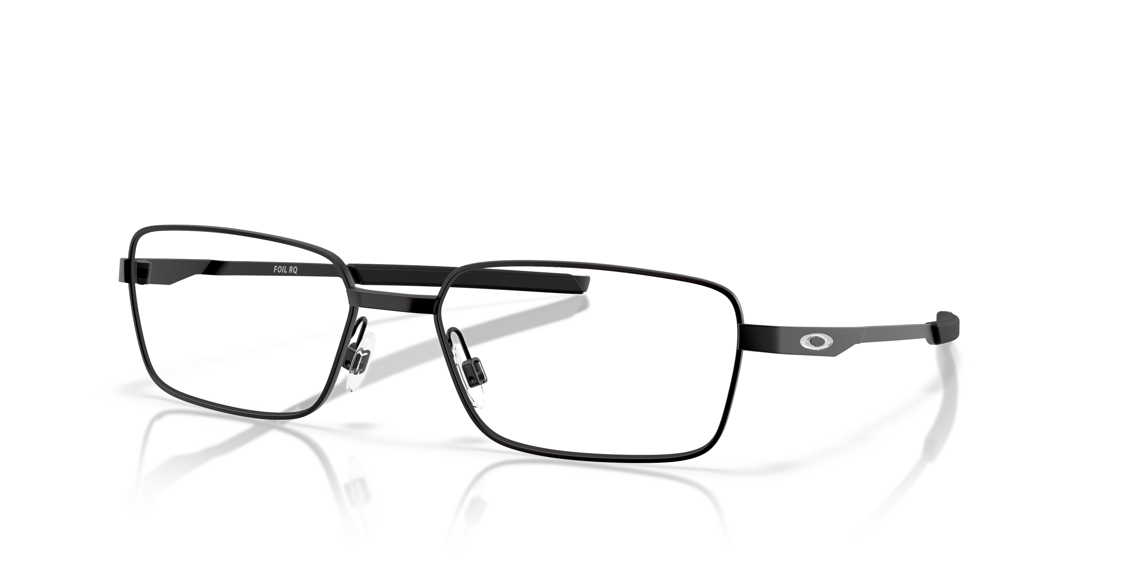 Oakley OX3036 Foil RQ Men's Rectangle Eyeglass Frames - Matte Midnight Frame