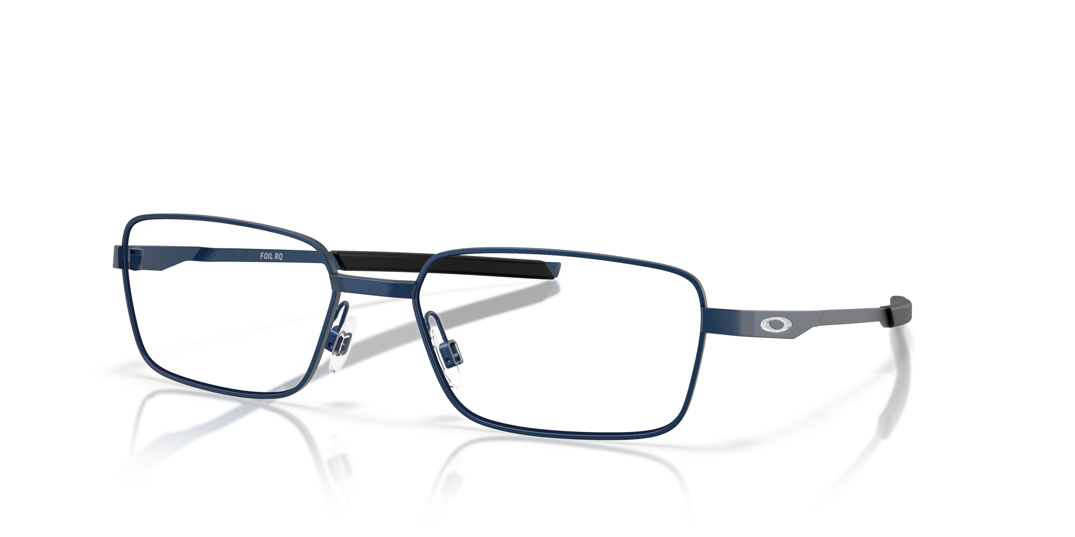 Oakley OX3036 Foil RQ Men's Rectangle Eyeglass Frames - Satin Lead Frame