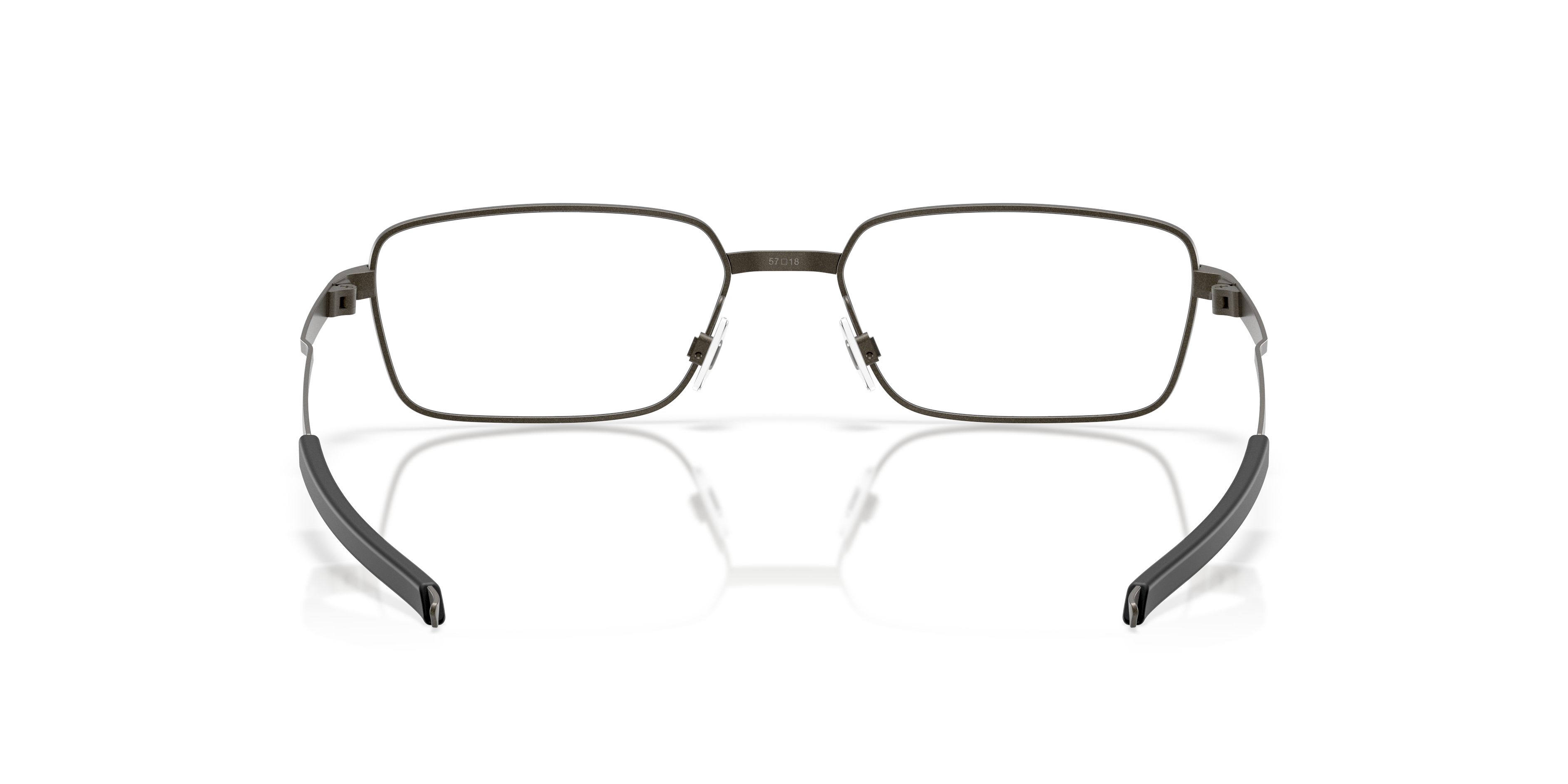 Oakley OX3036 Foil RQ Men's Rectangle Eyeglass Frames - Satin Lead Frame