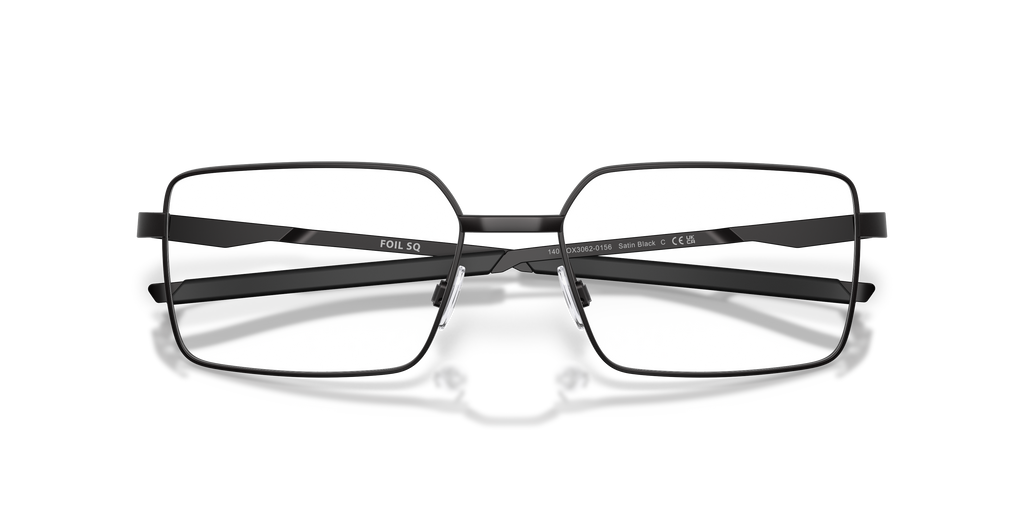 Oakley OX3062 Foil SQ Men's Rectangle Eyeglass Frames - Matte Gunmetal Frame